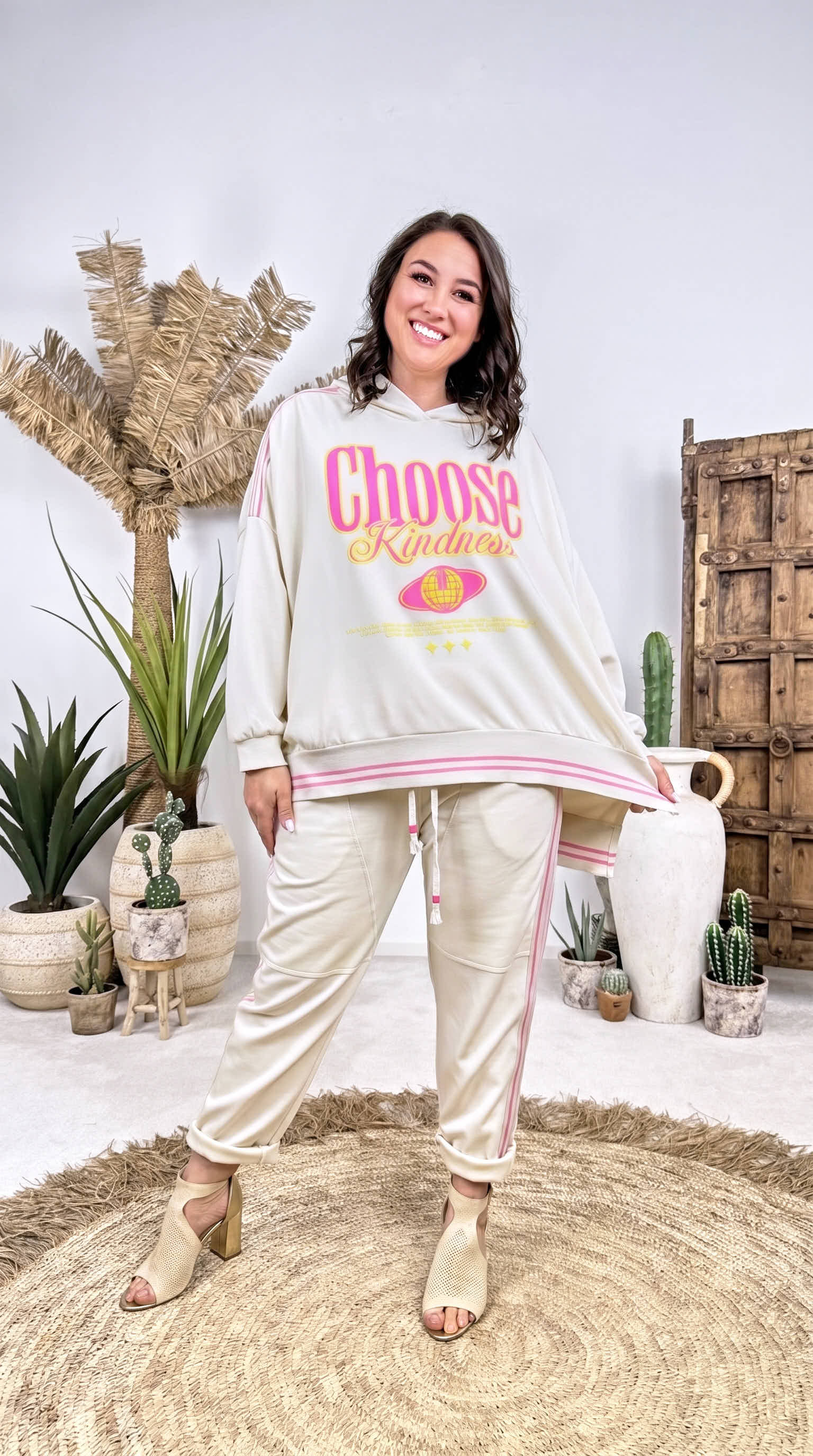 Hoodie Kind Soul *Creme*