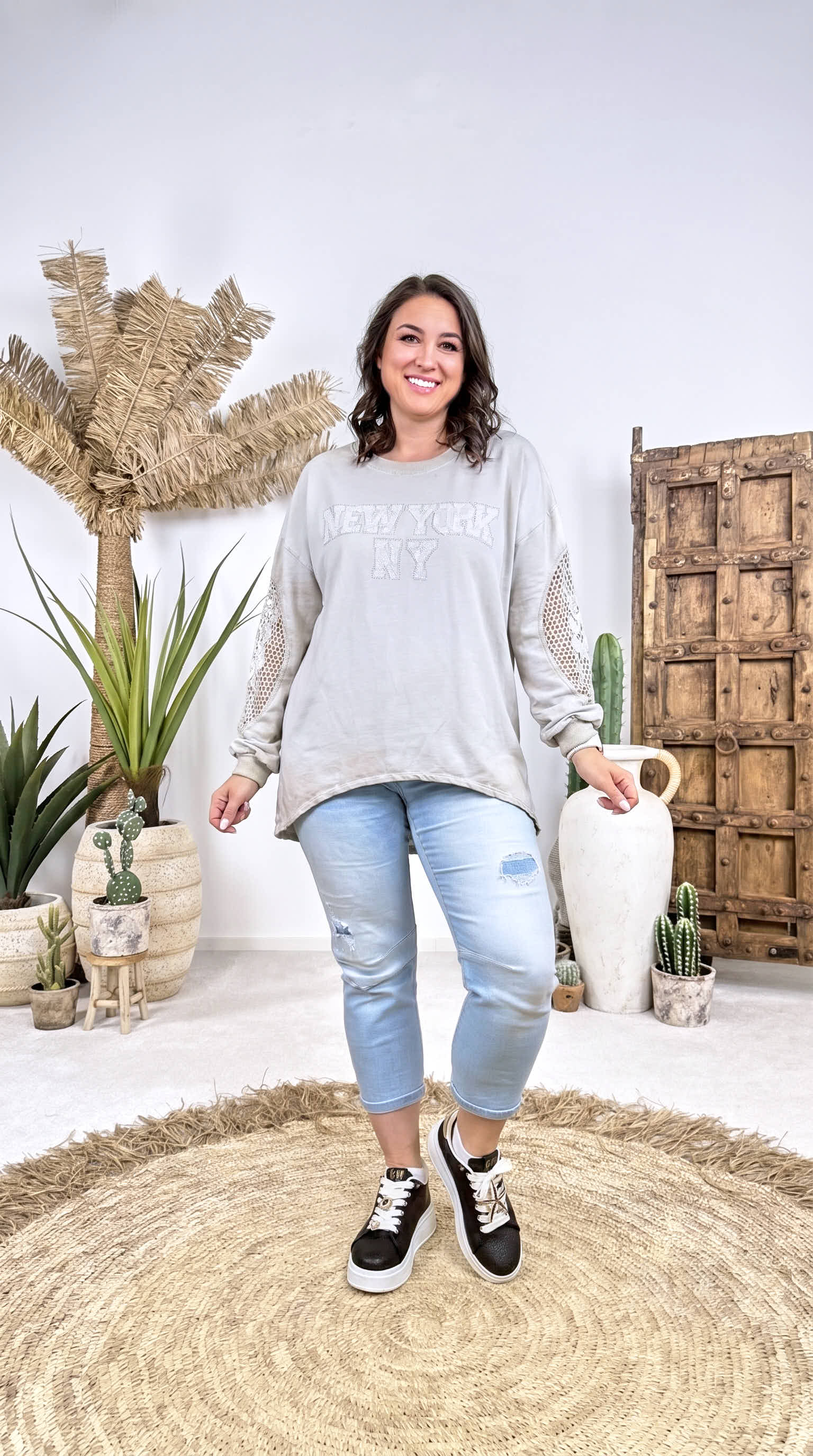 Sweatshirt NY City *Beige*