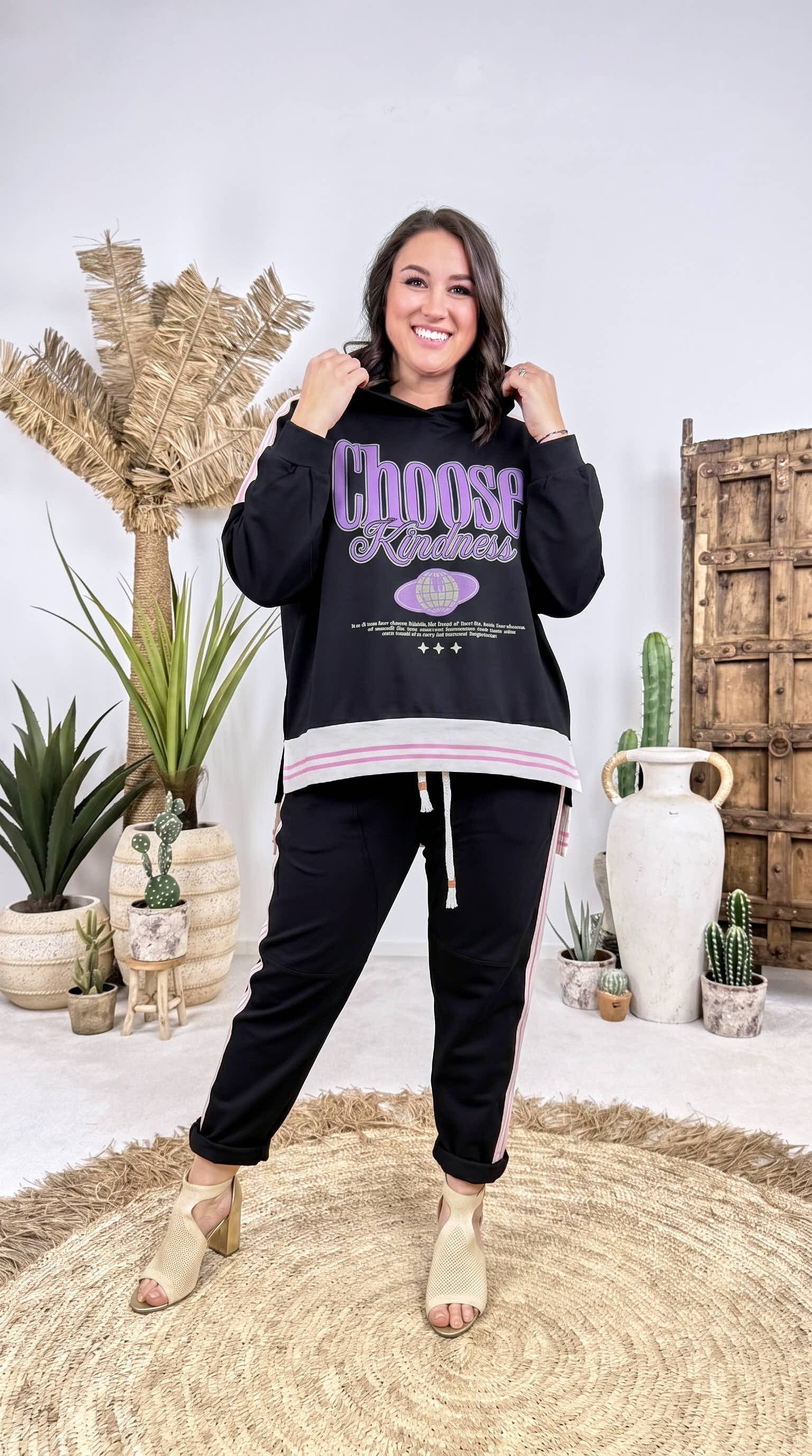 Hoodie Kind Soul *Schwarz*