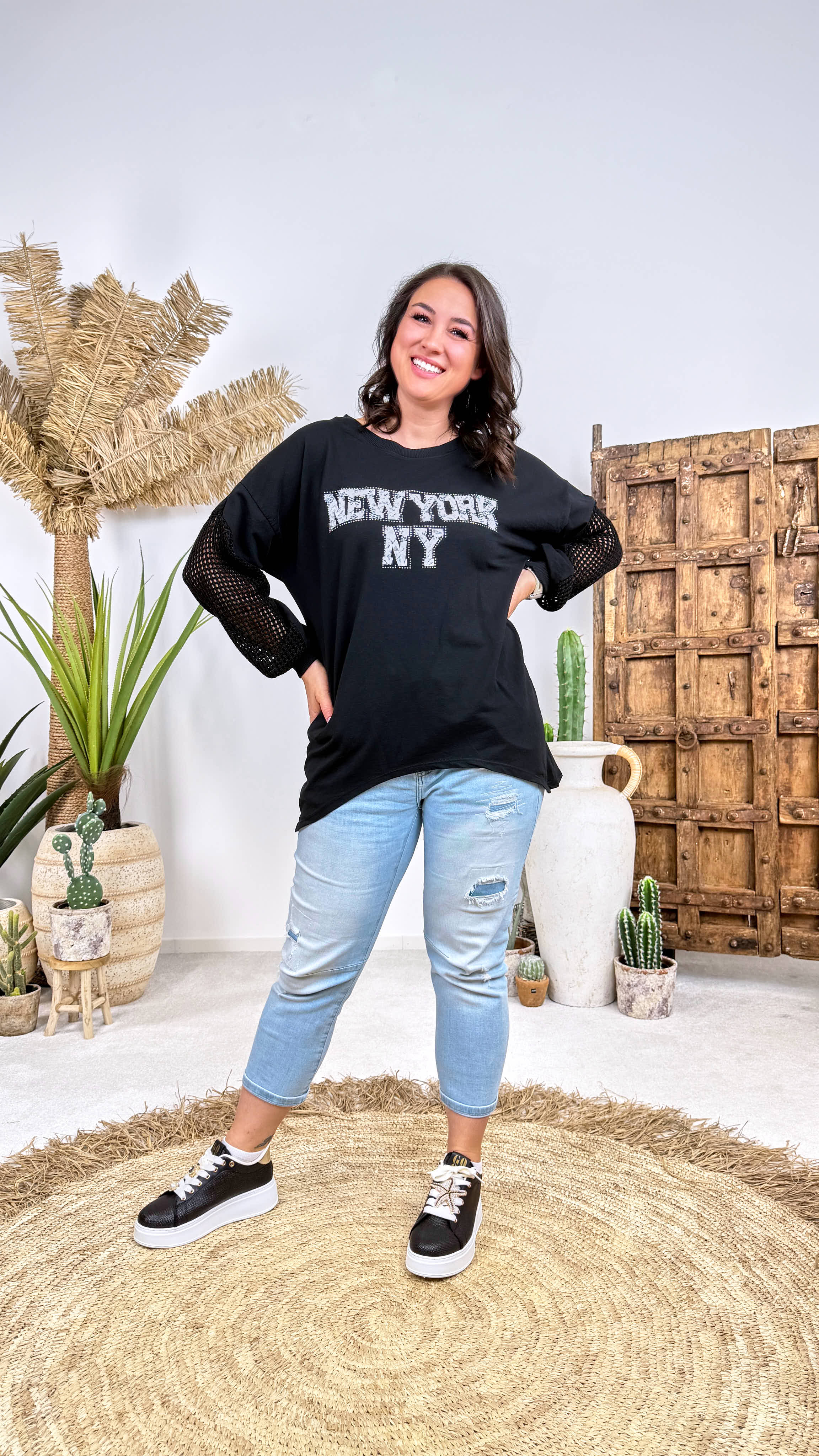Sweatshirt NY City *Schwarz*