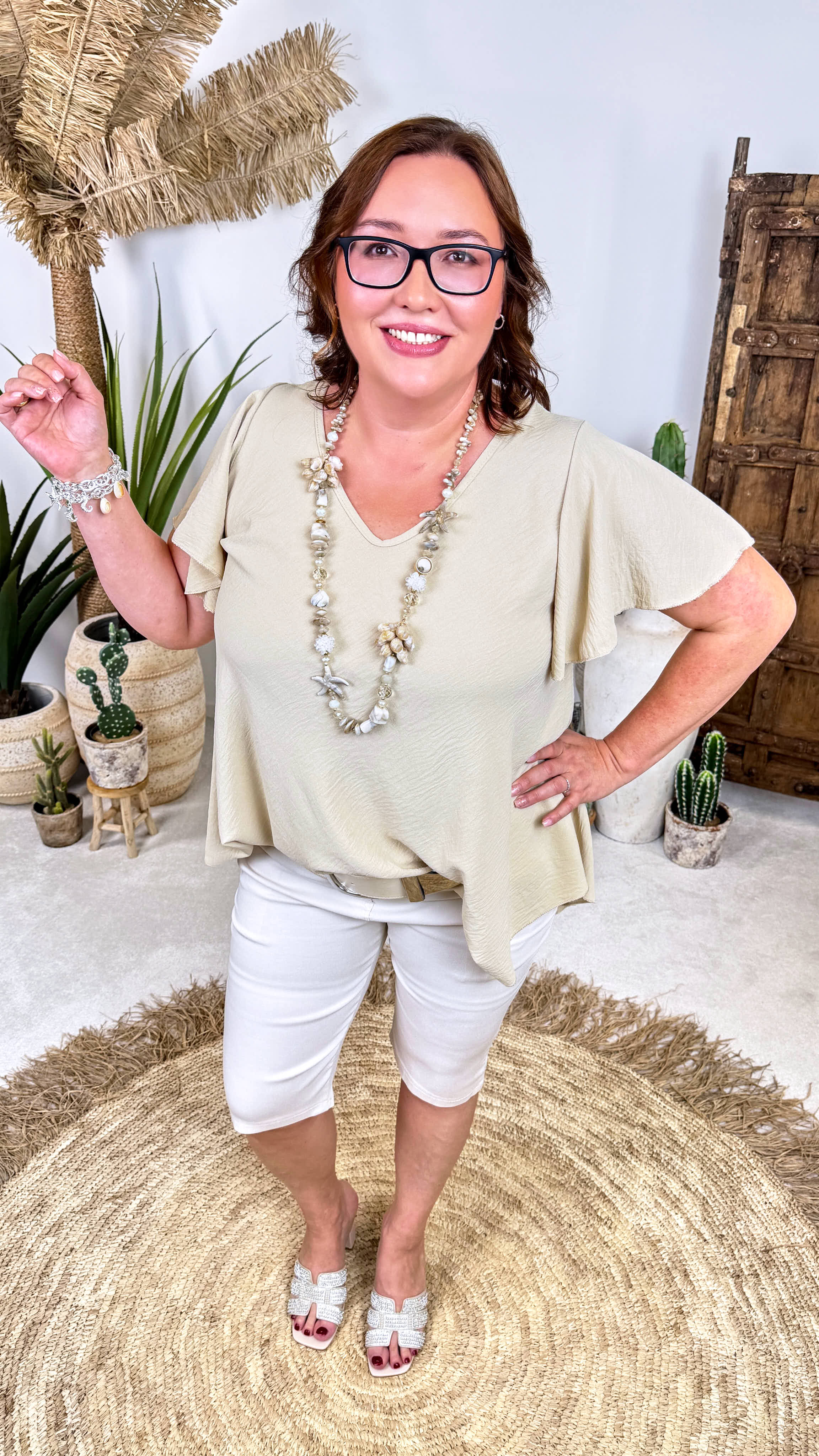 Blusenshirt Amalfi Mood *Beige*
