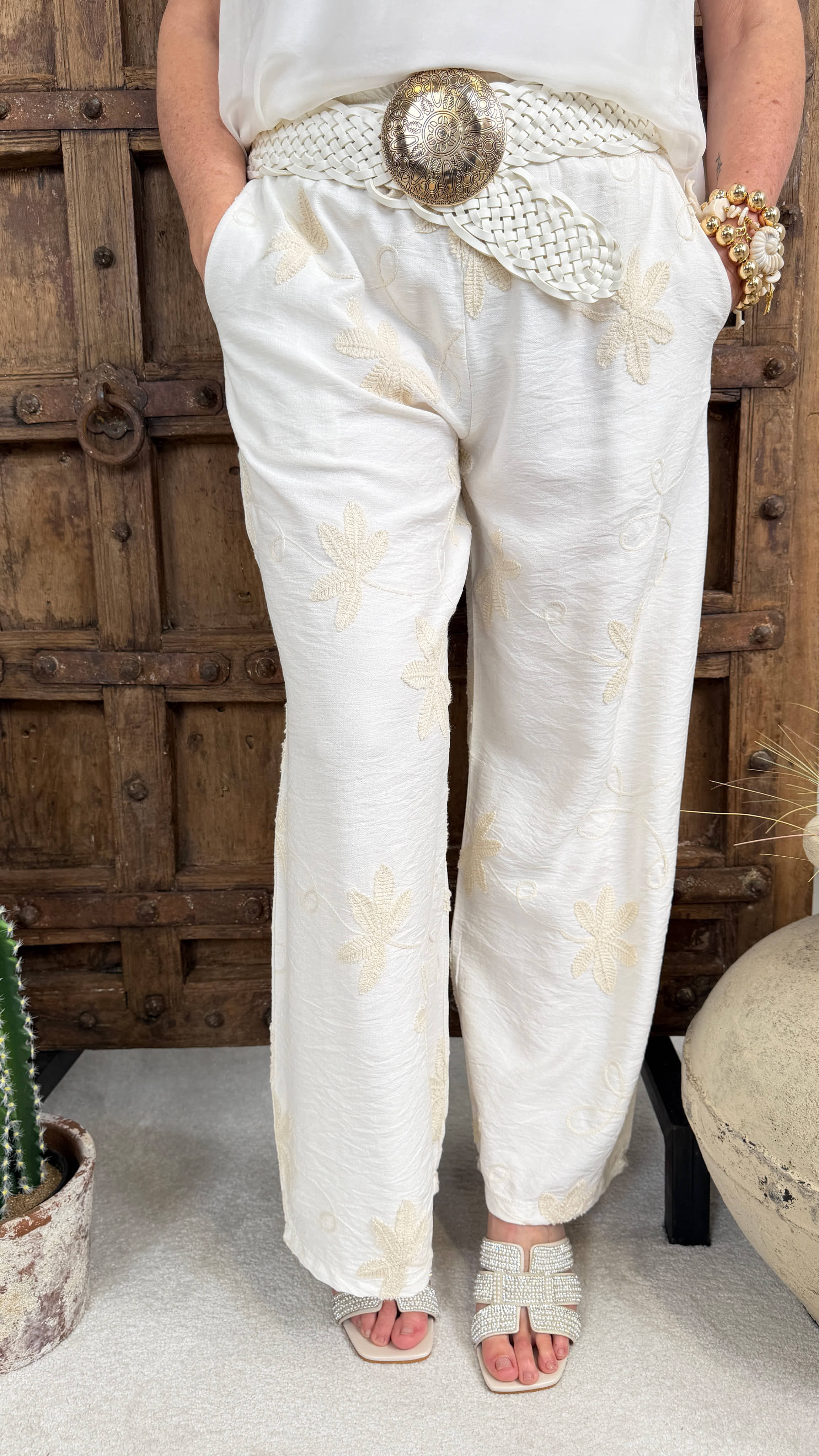 Culotte Hose Summer Flow *Creme*