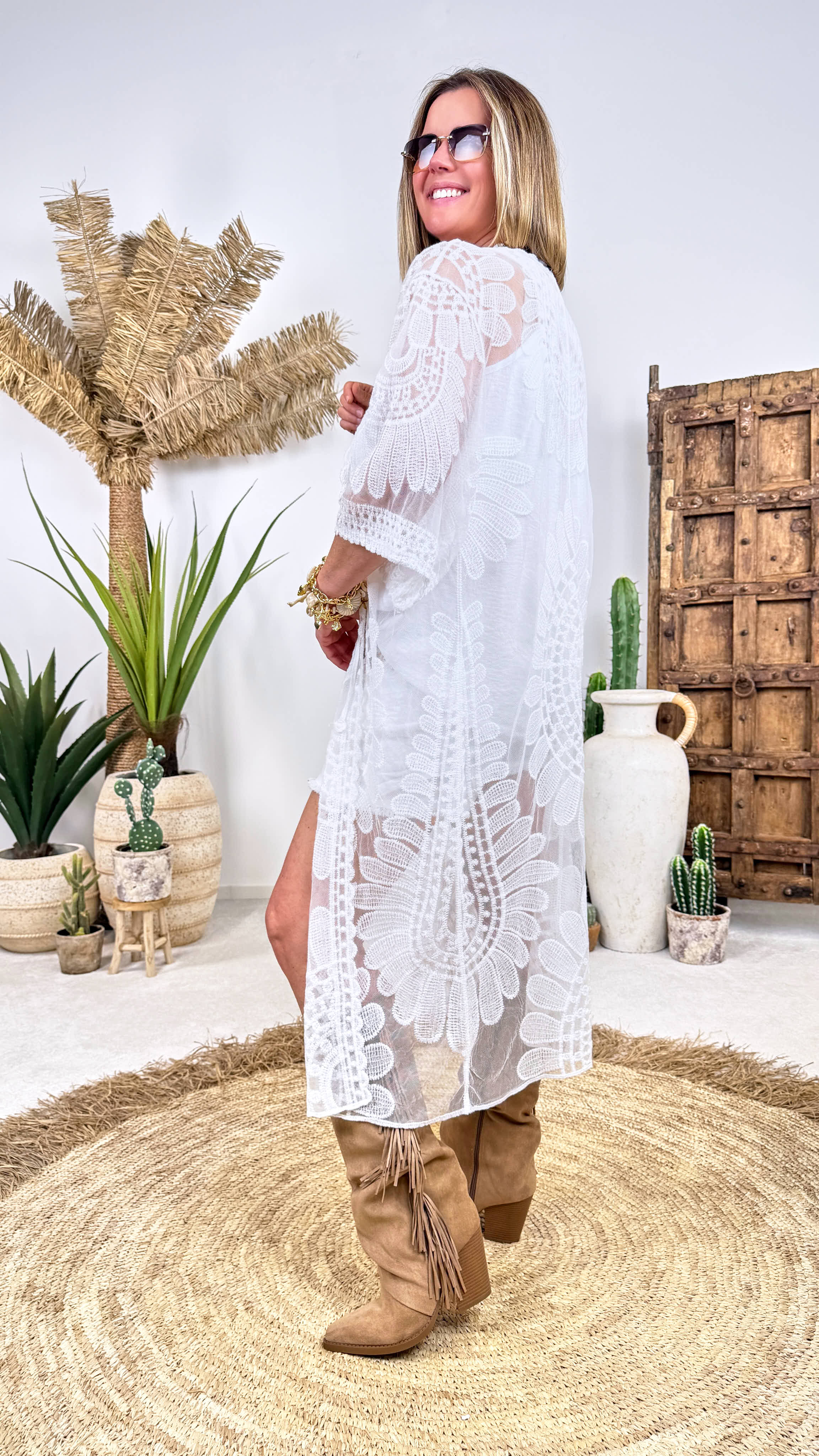 Kaftan Boho Queen *Weiß*