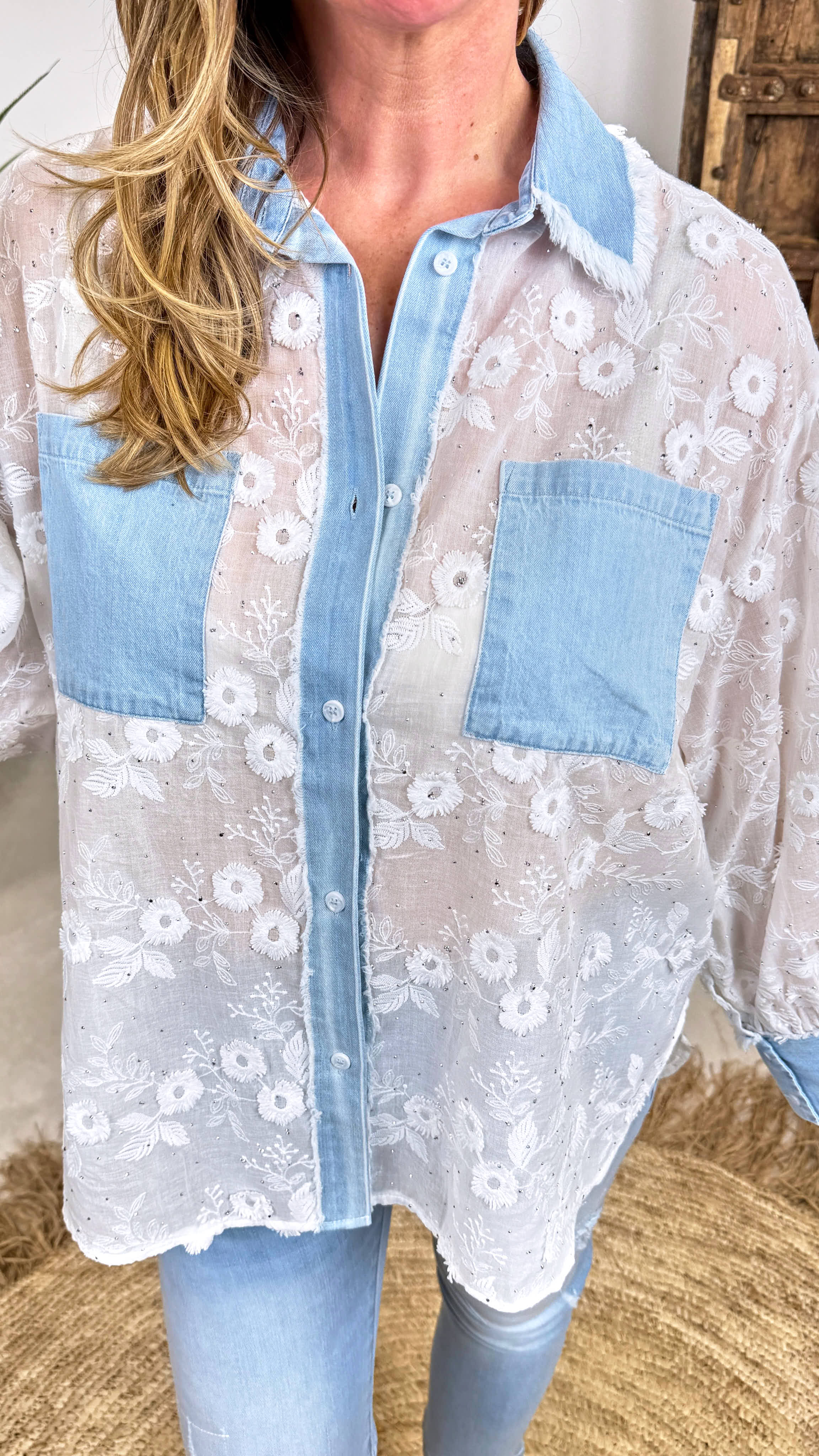 Bluse Jeans Kiss