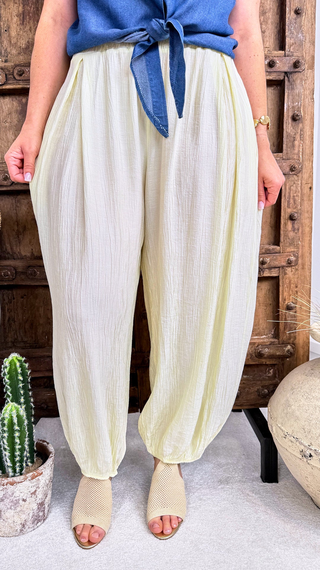 Hose Crinkle Flow *Gelb*