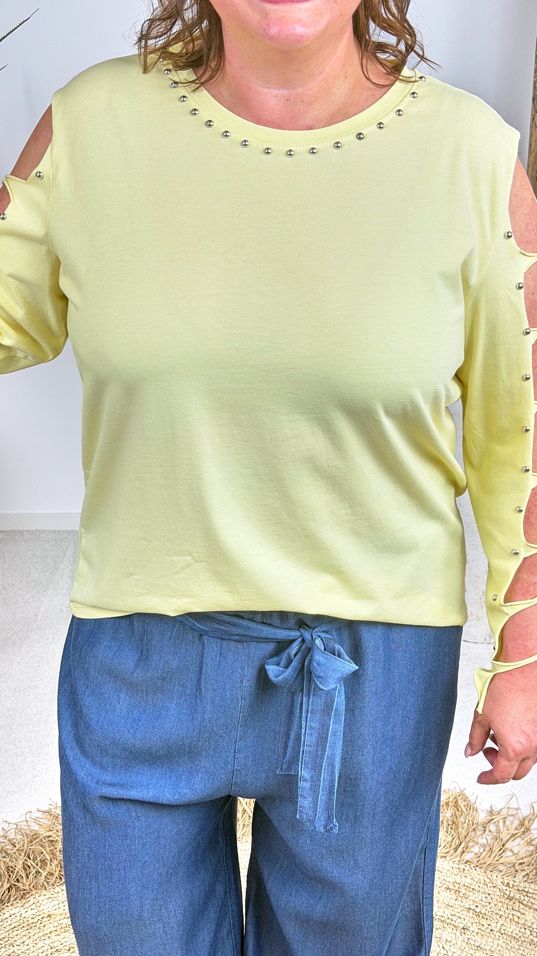 Langarmshirt Elegant Spirit *Gelb*