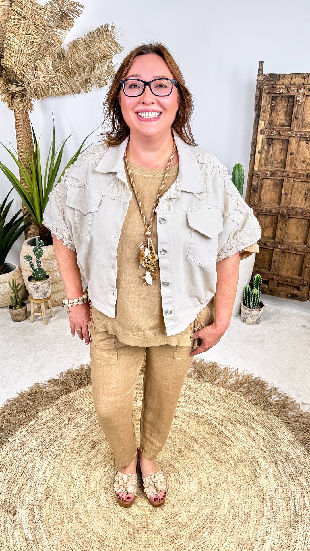 Jeansjacke Coast Crush *Beige*
