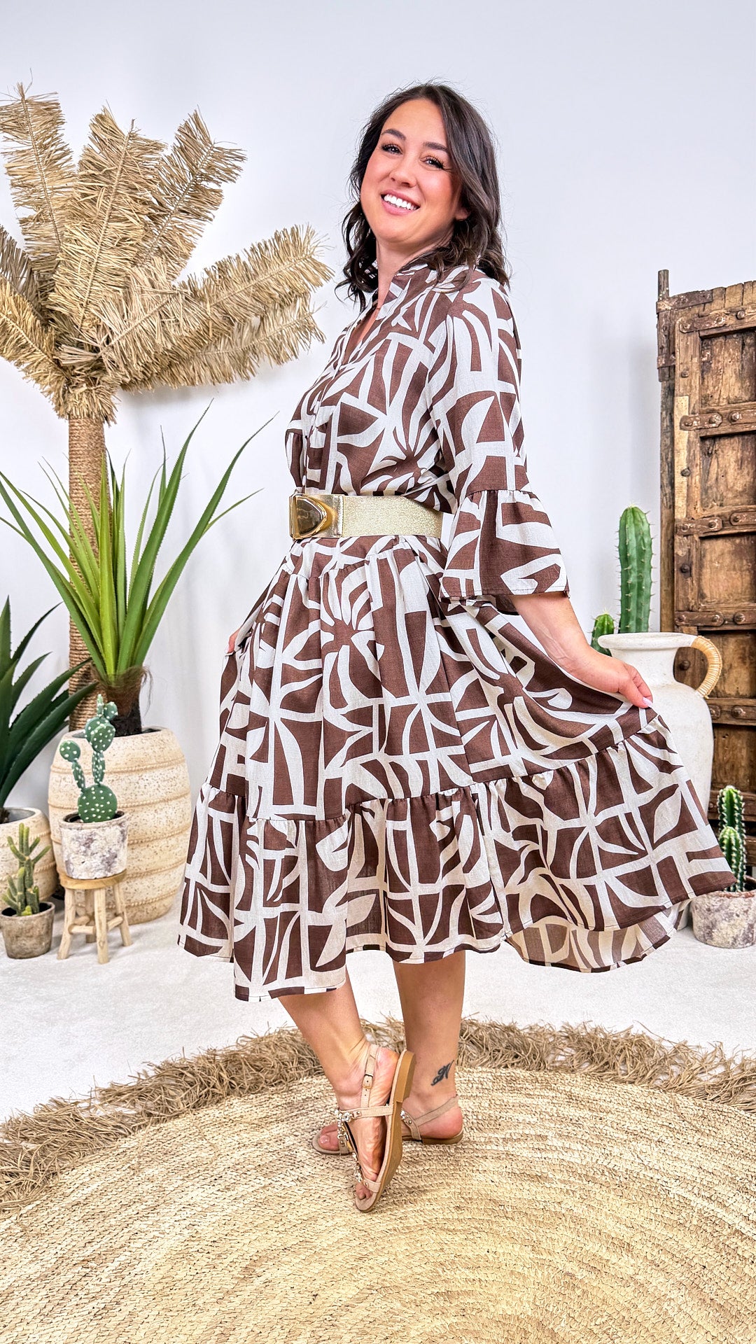 Blusenkleid Earthy Elegance