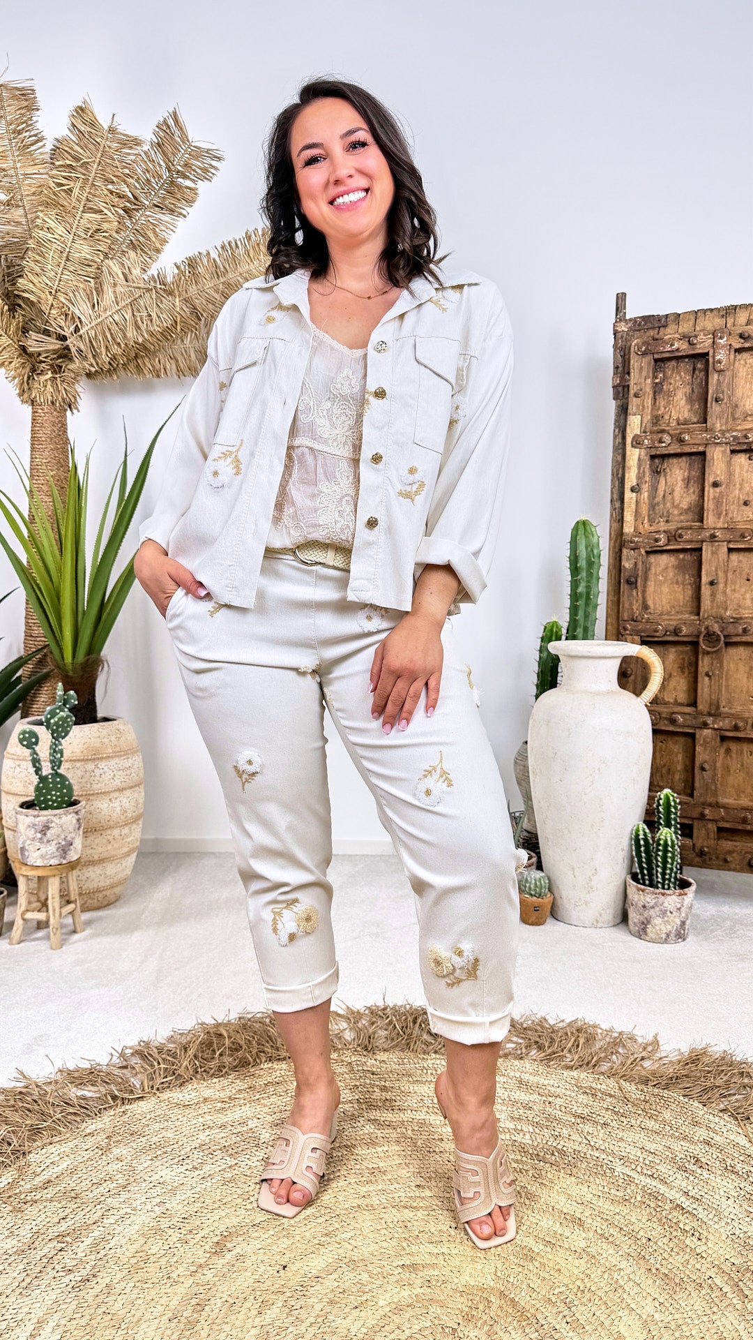Jacke Flower Romance
