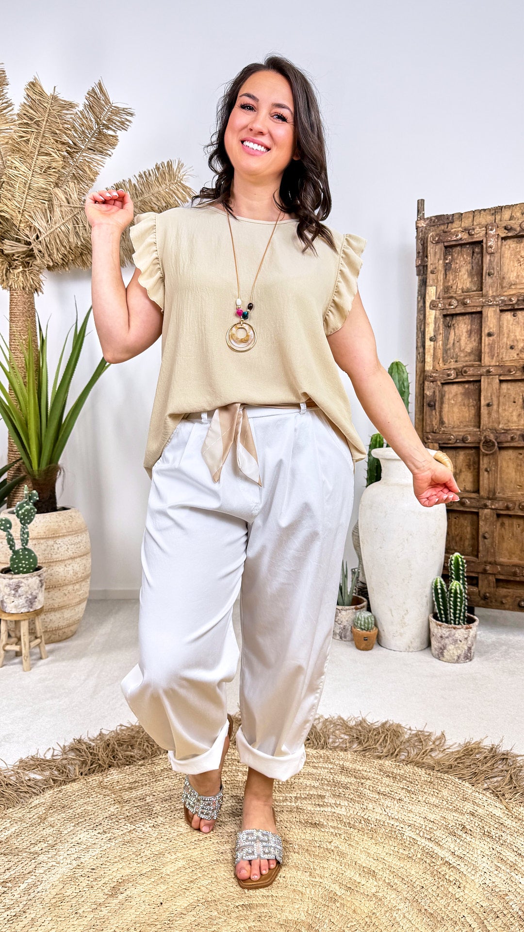Hose Ibiza Elegance *Weiß*