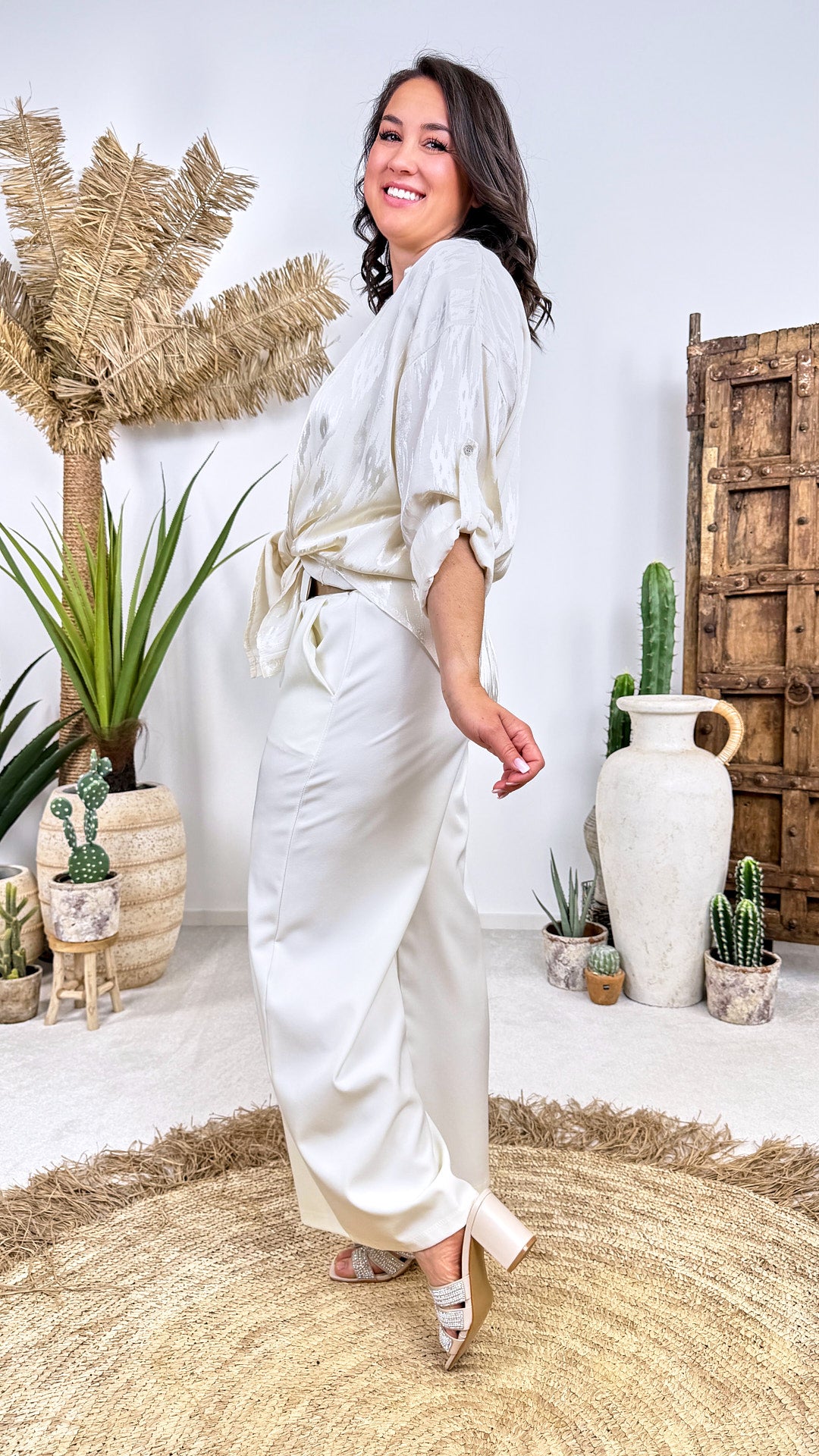 Weite Hose Easy Elegance *Creme*