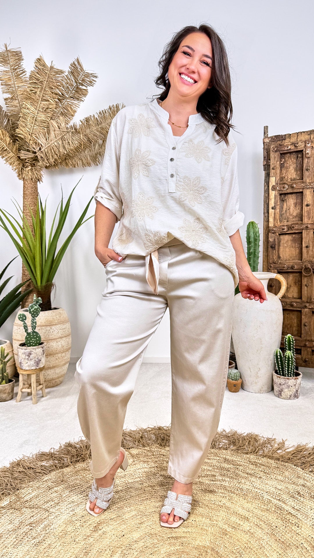 Bluse Earth Spirit *Creme*