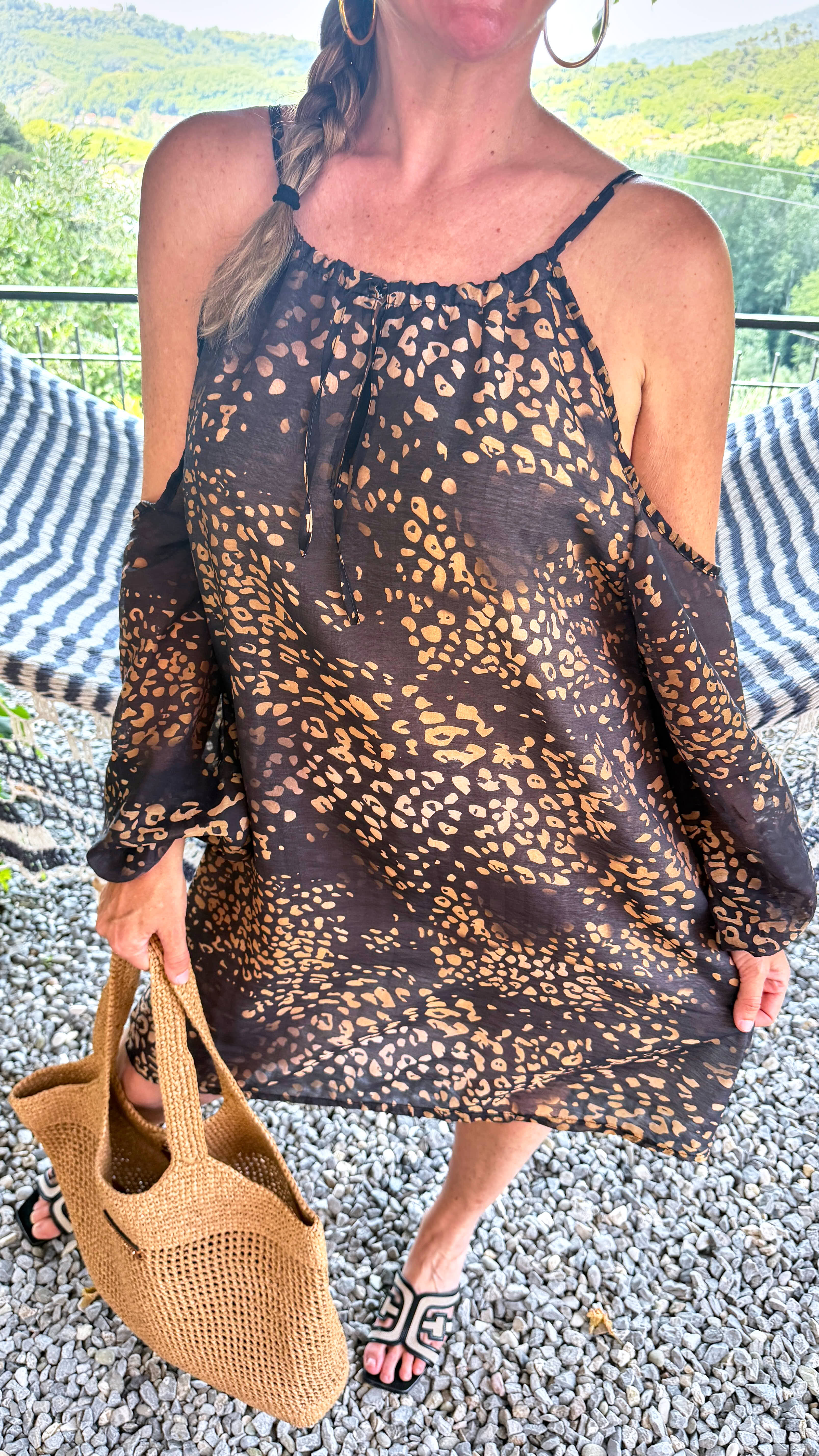 Kleid Soft Leo *Schwarz*