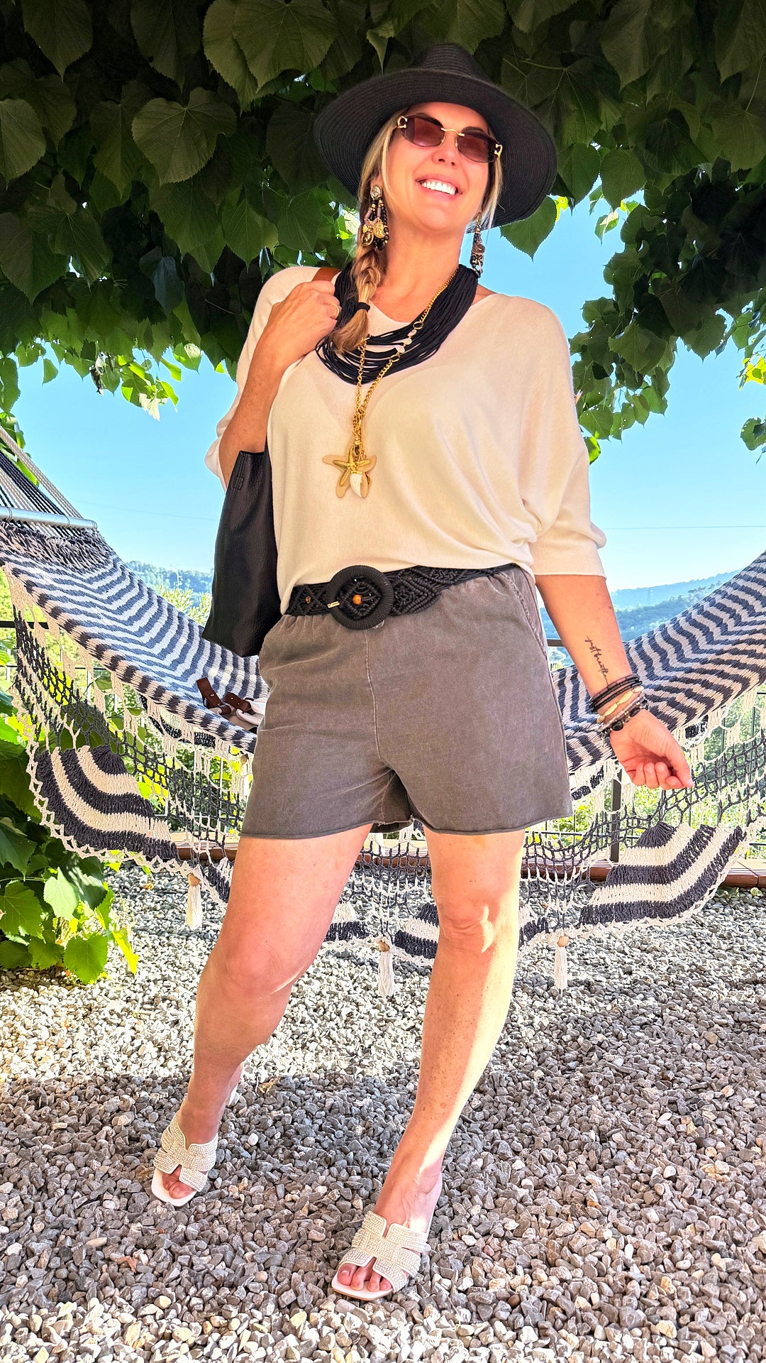 Kurze Hose Stromboli *Grau*