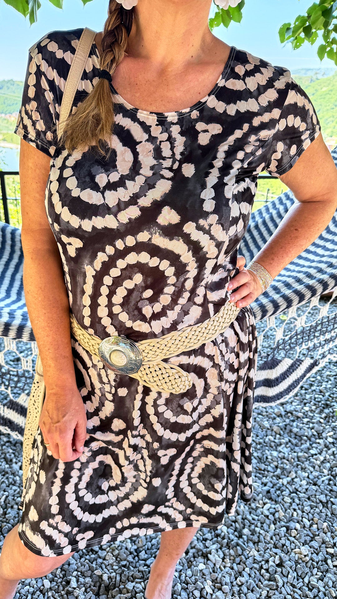 Kleid Summer Spiral *Schwarz*