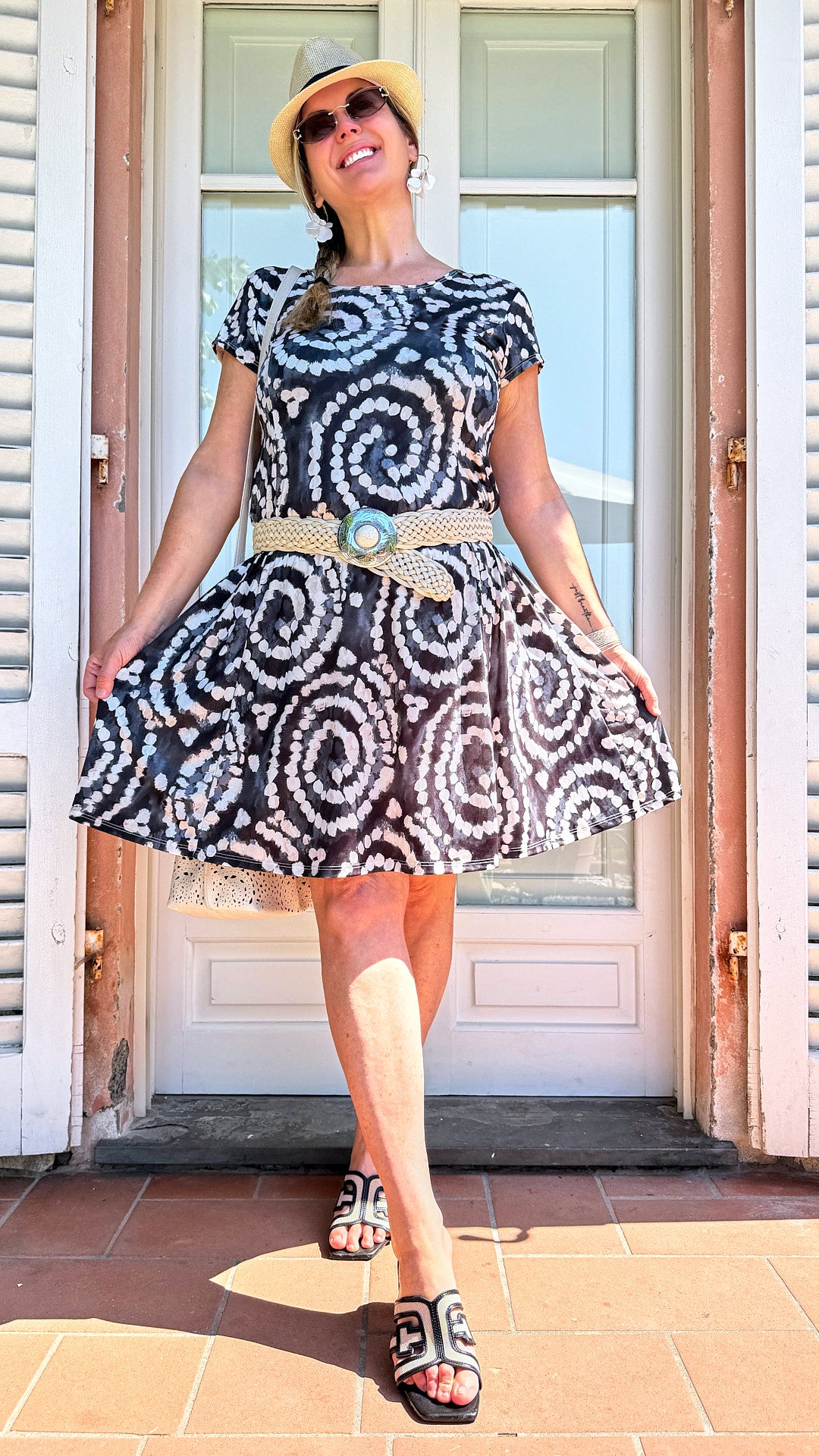 Kleid Summer Spiral *Schwarz*