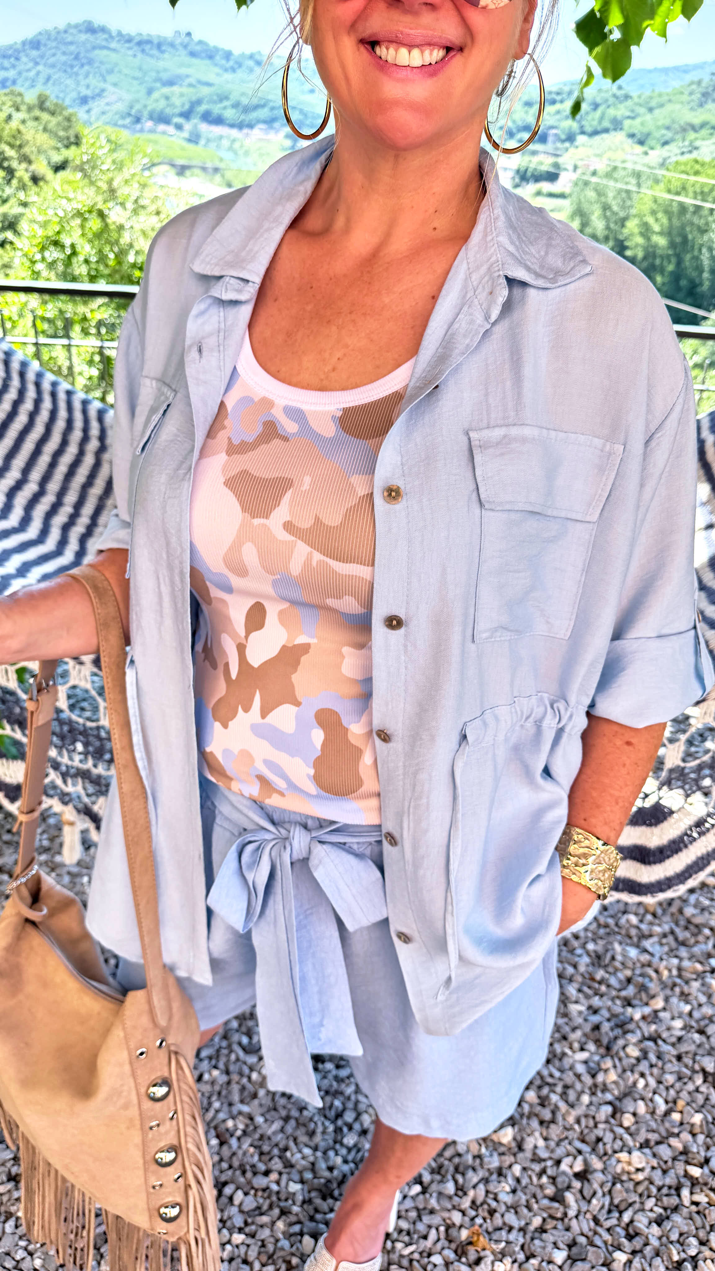 Bluse Capri Breeze *Blau*