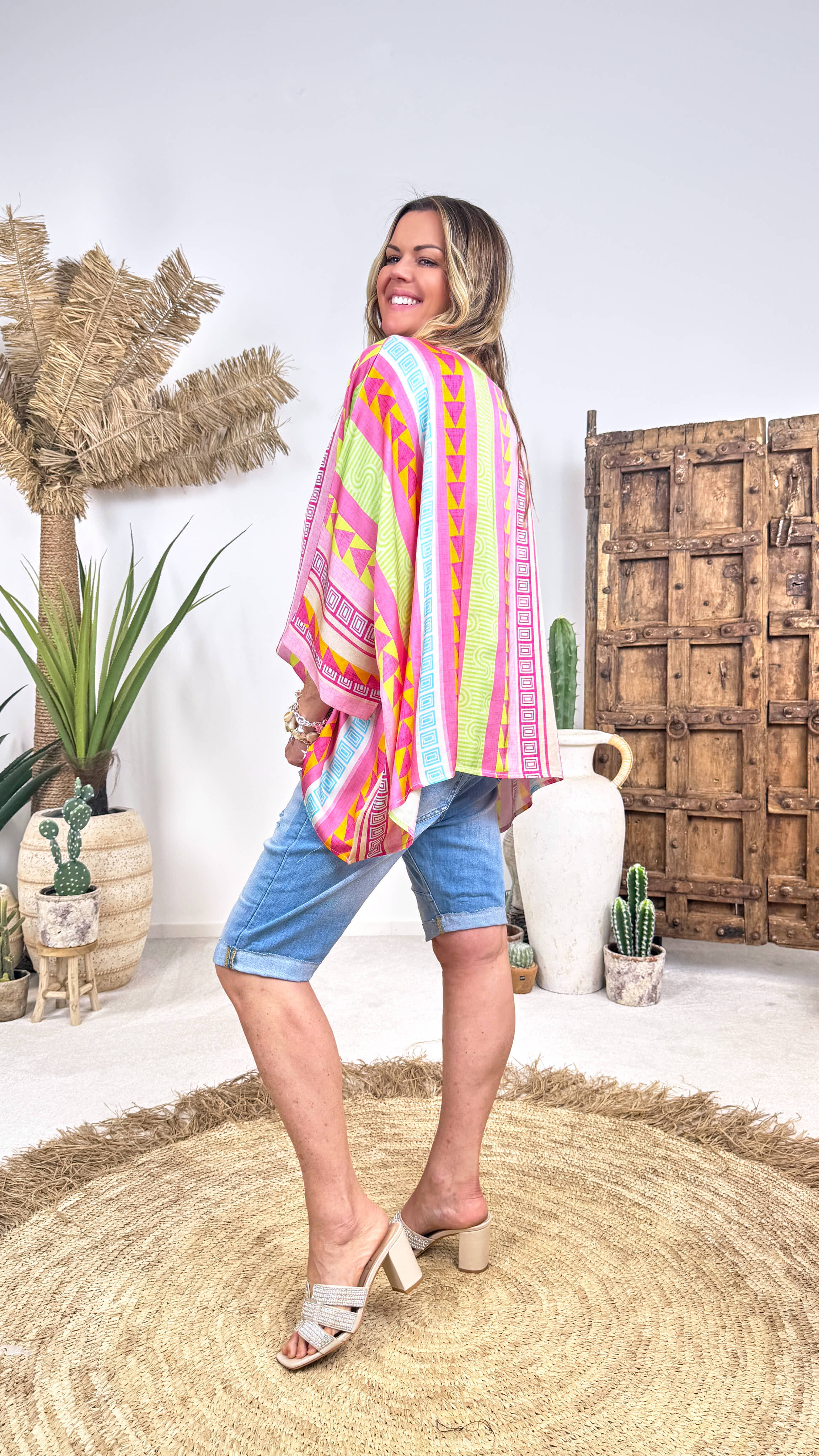 Blusenshirt Ibiza Color Flow