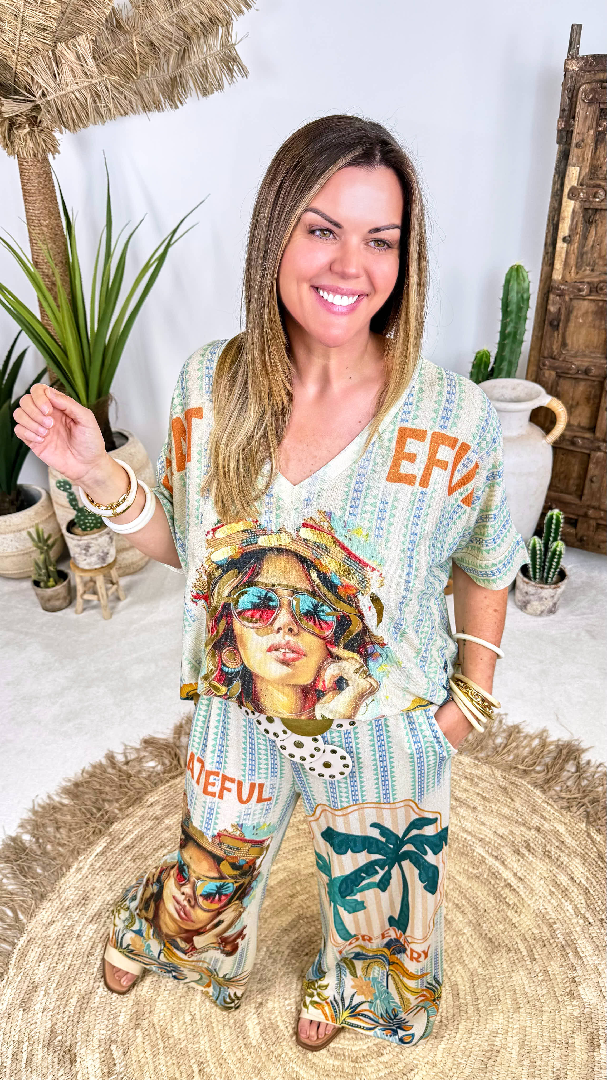 Strickshirt Greateful Summer