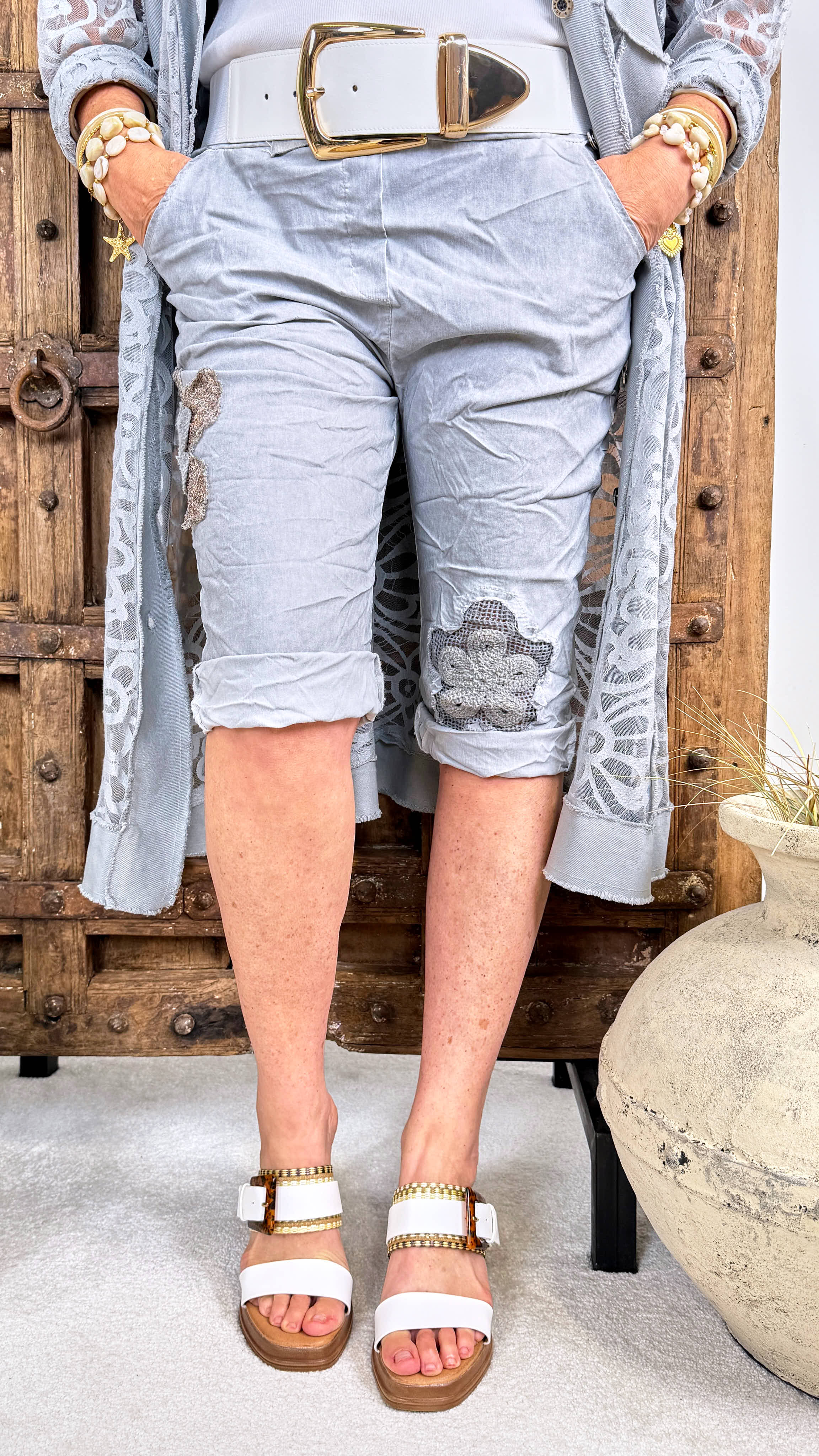 Capri Jogpants Sparkling Crush *Grau*