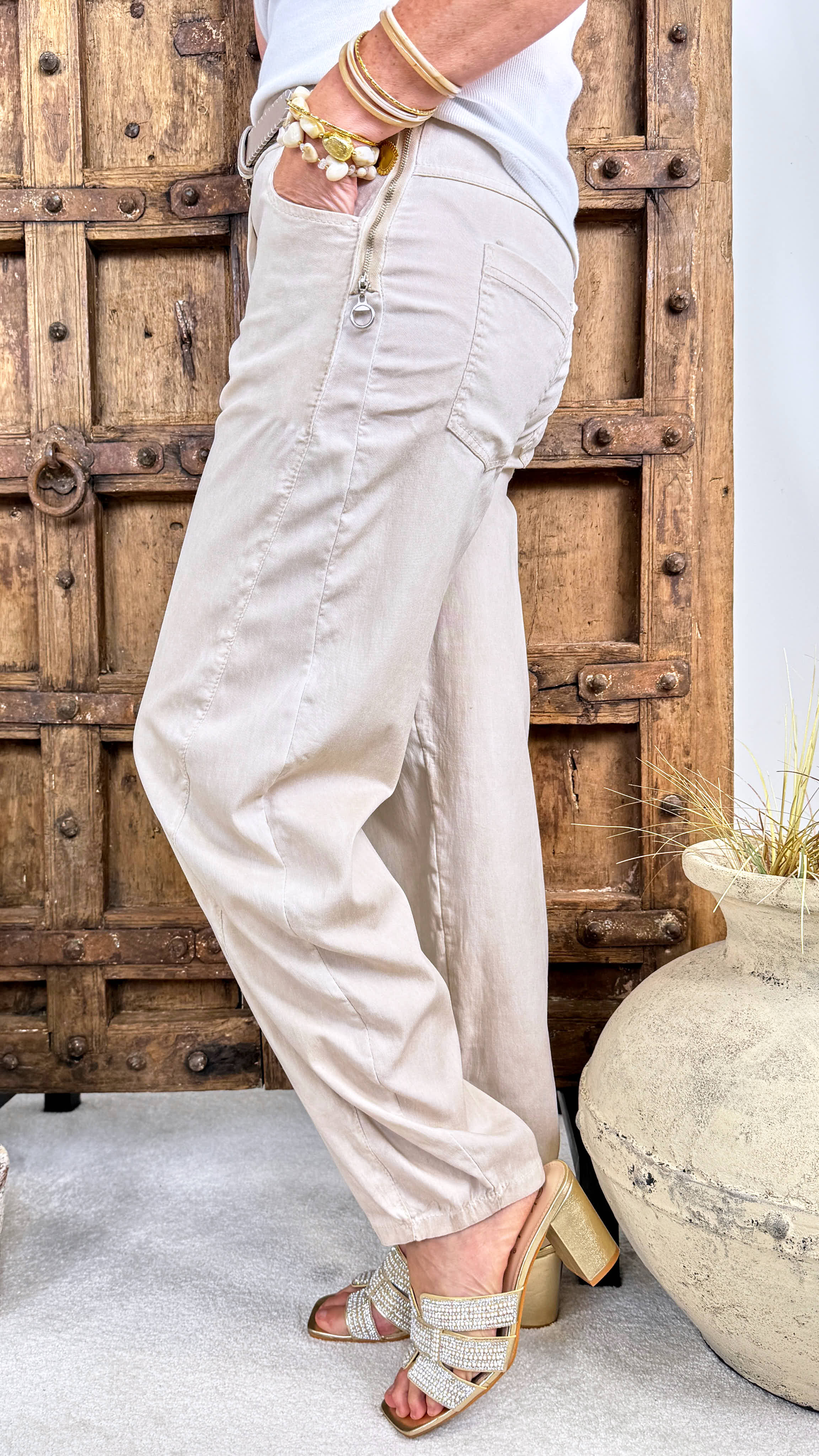 Jogpants Smart Charm *Beige*