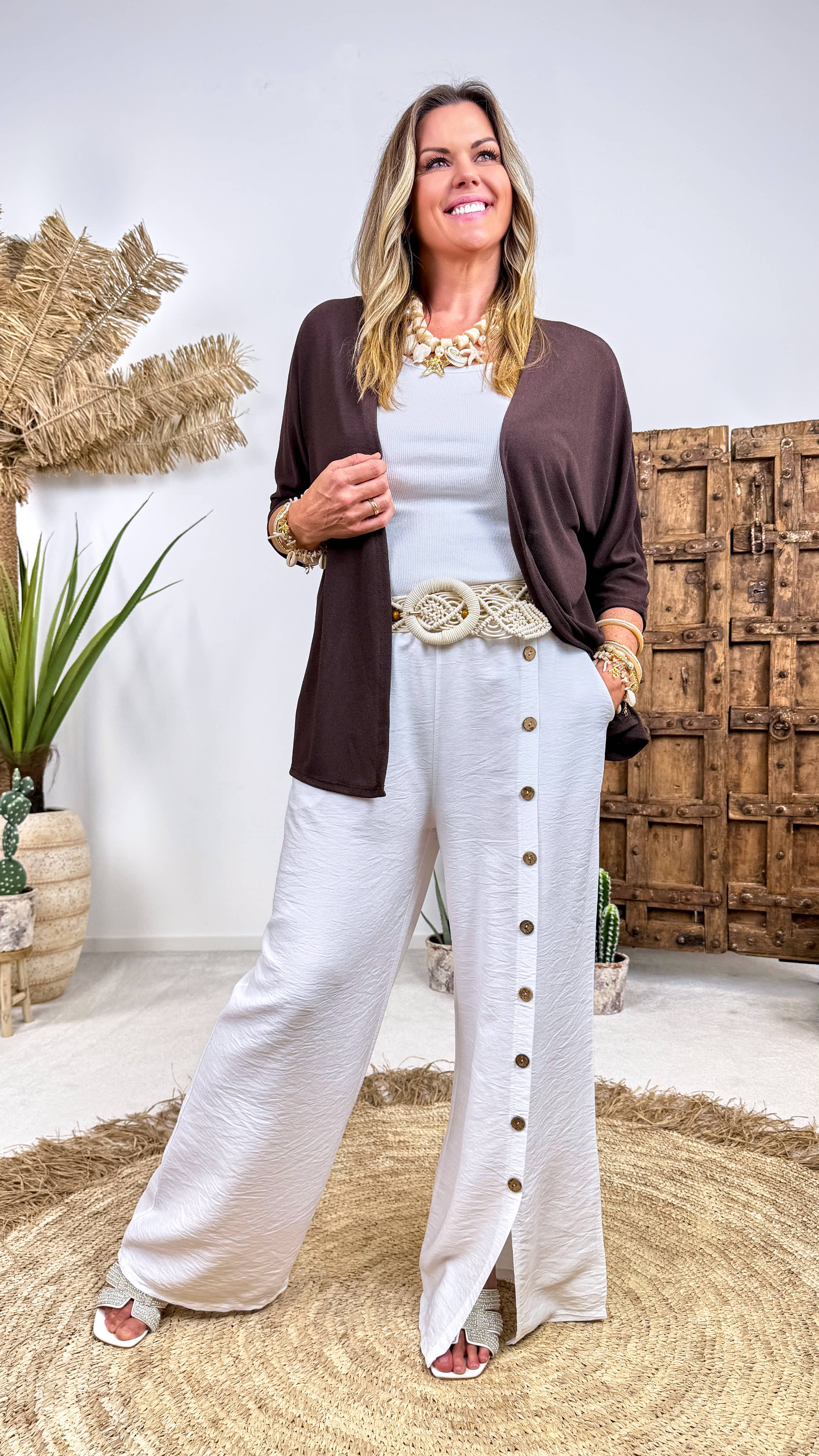 Dünner Cardigan Light Dream *Schoko*