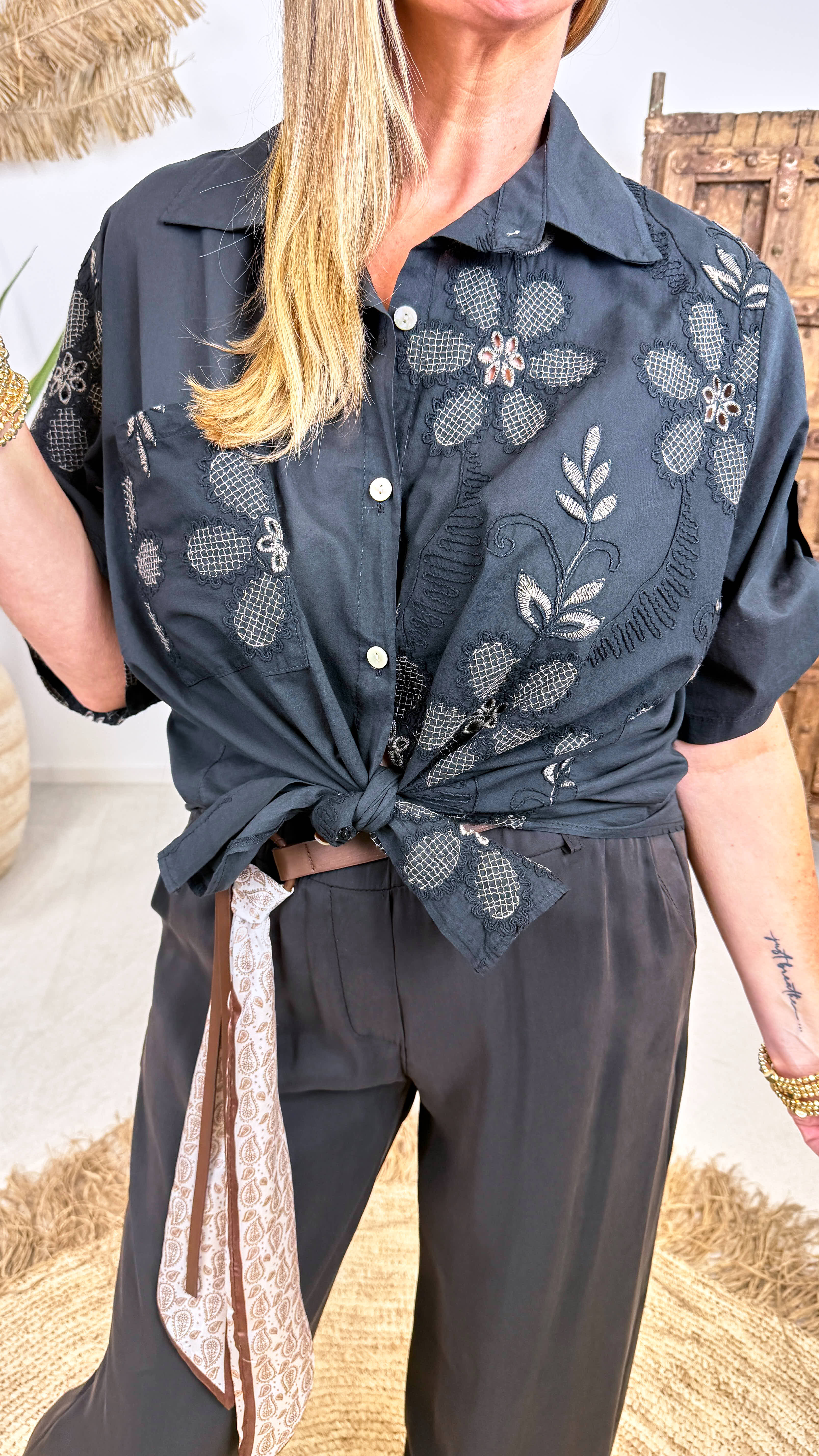 Bluse Charming Soul *Schwarz*