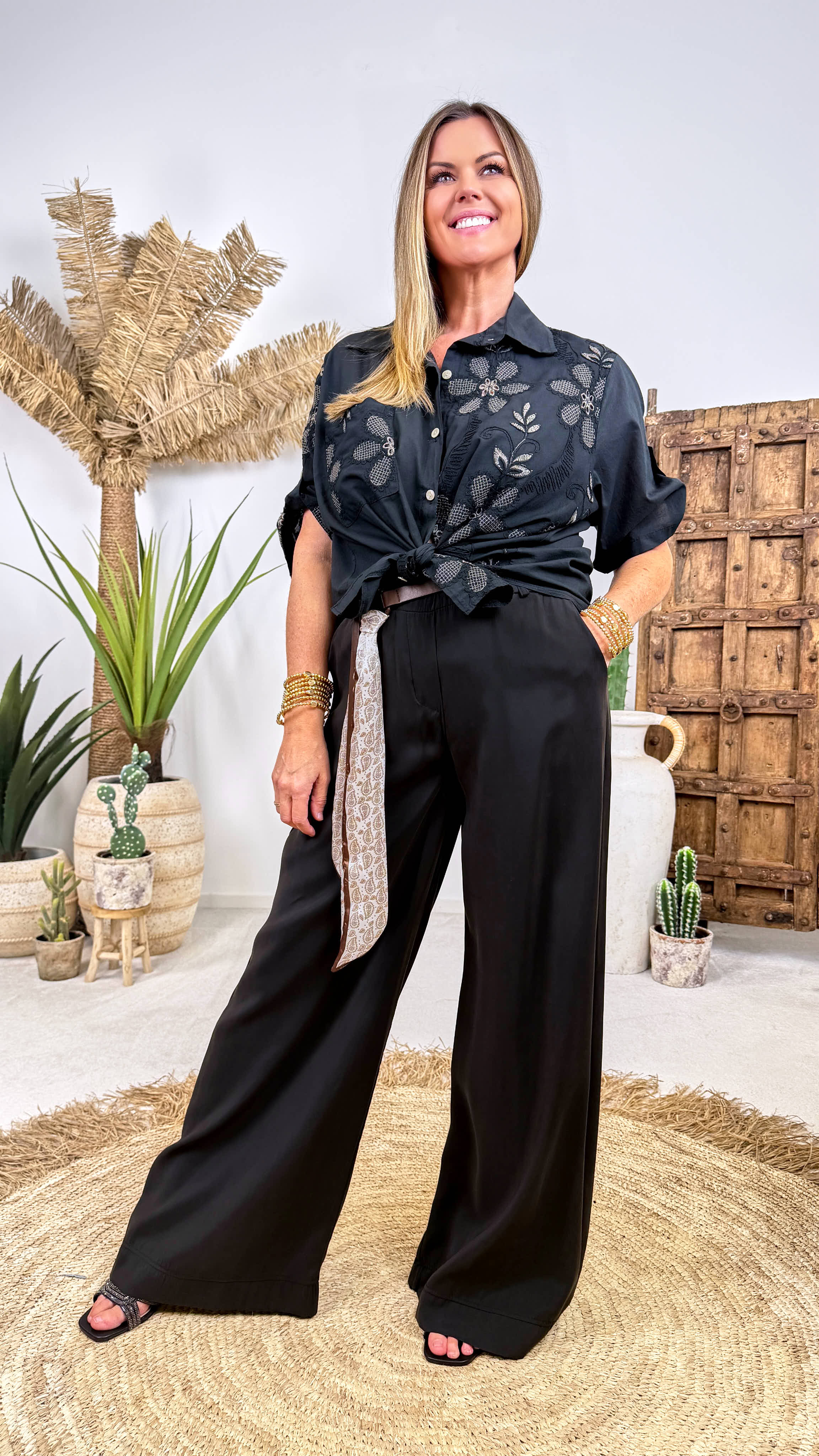 Bluse Charming Soul *Schwarz*