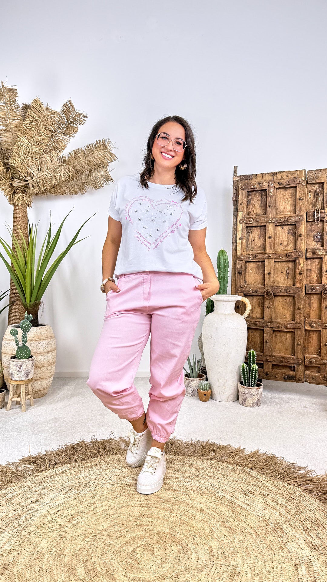 T-Shirt Poetic Paris *Pink*