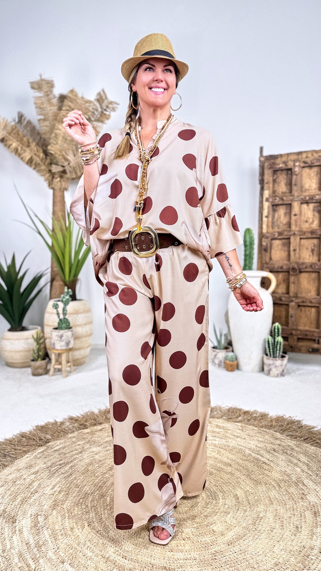 Weite Hose Easy Dots