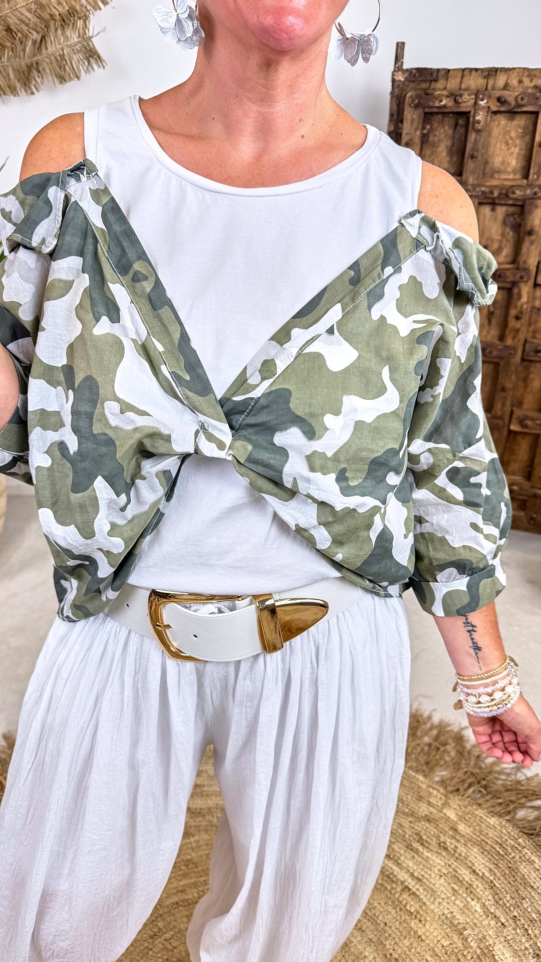 Shirt Camo Chic *Weiß*
