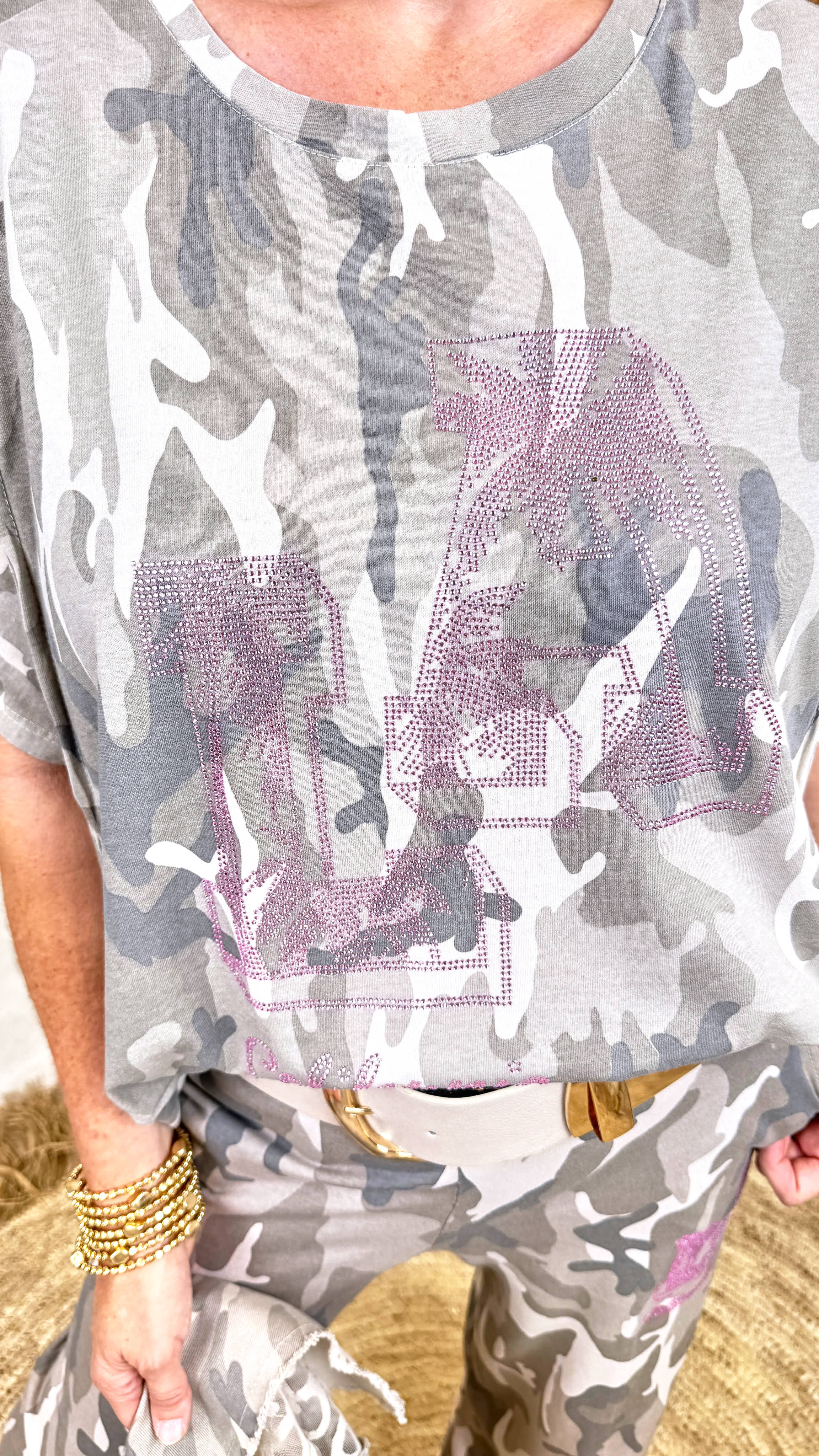 T-Shirt Crazy Camo *Beige*