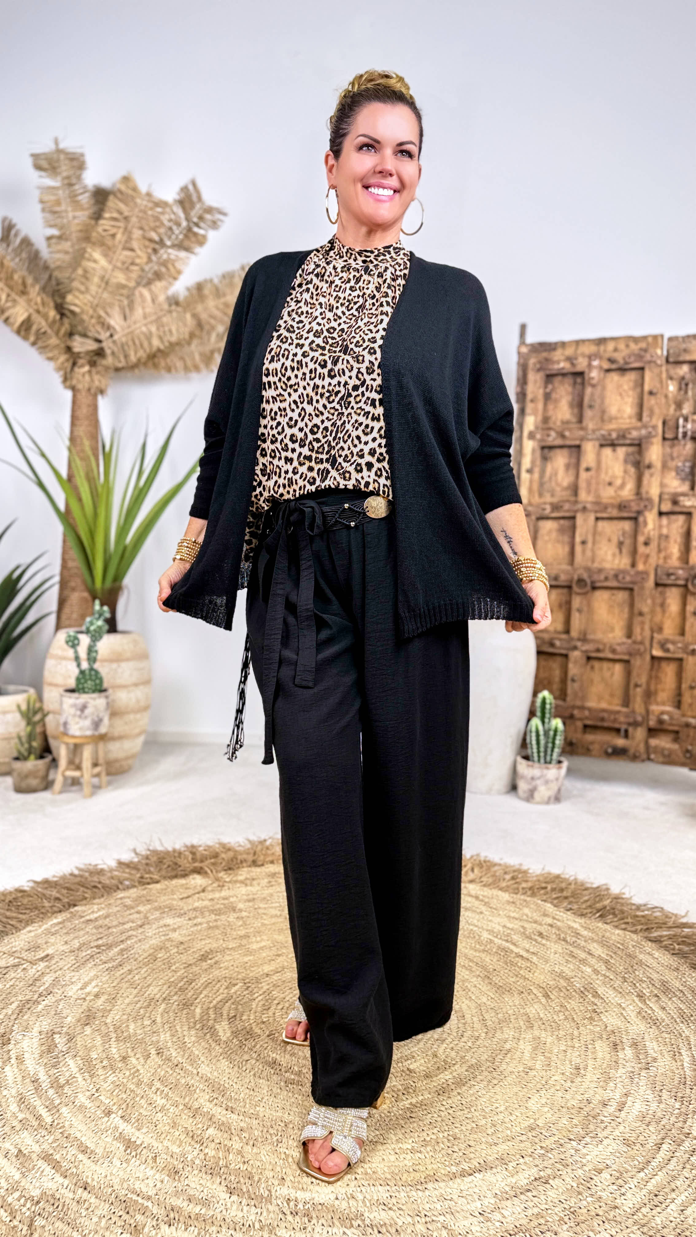 Cardigan Fresh Feeling *Schwarz*