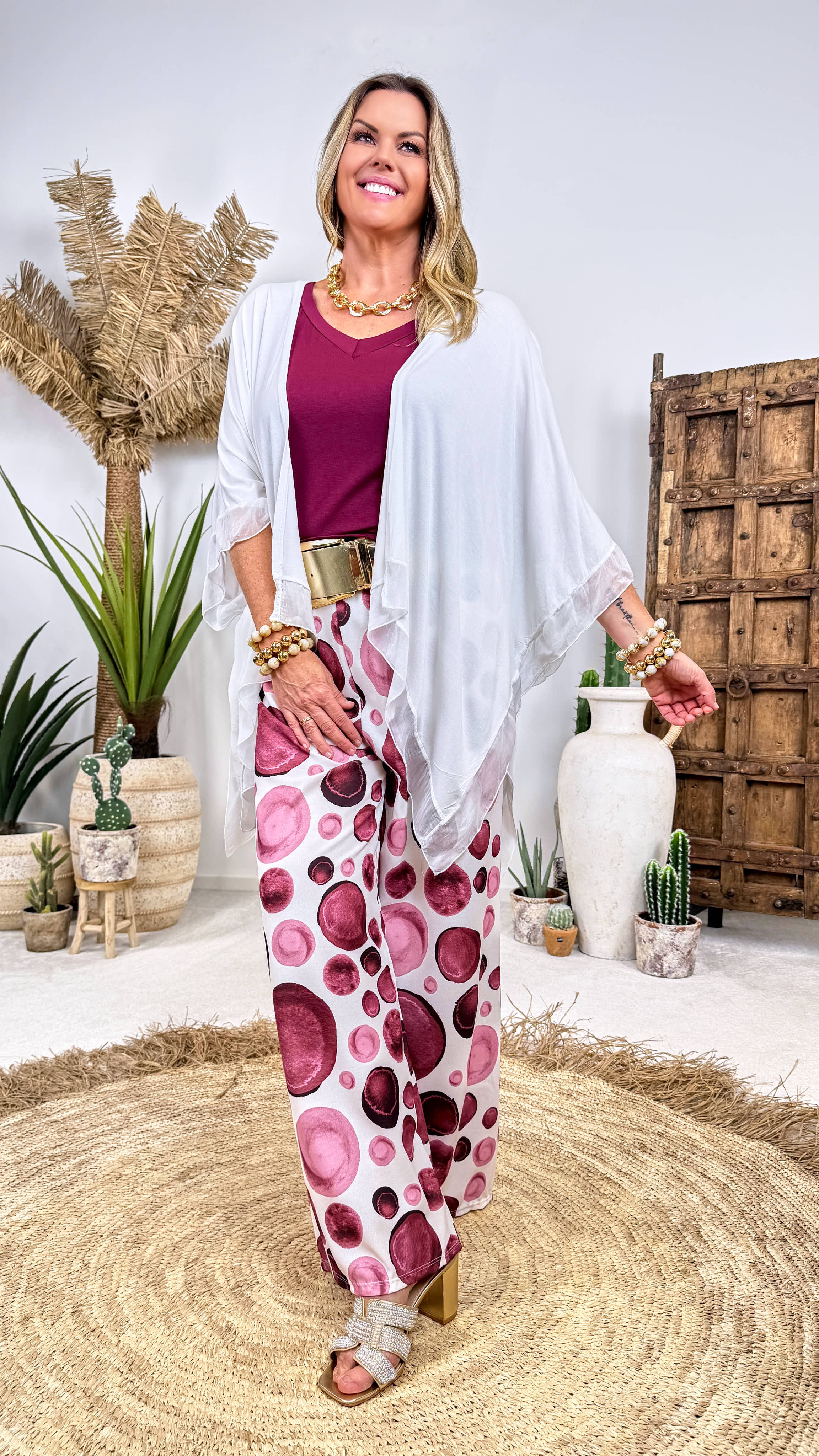 Leichter Cardigan Angel Harmony *Weiß*