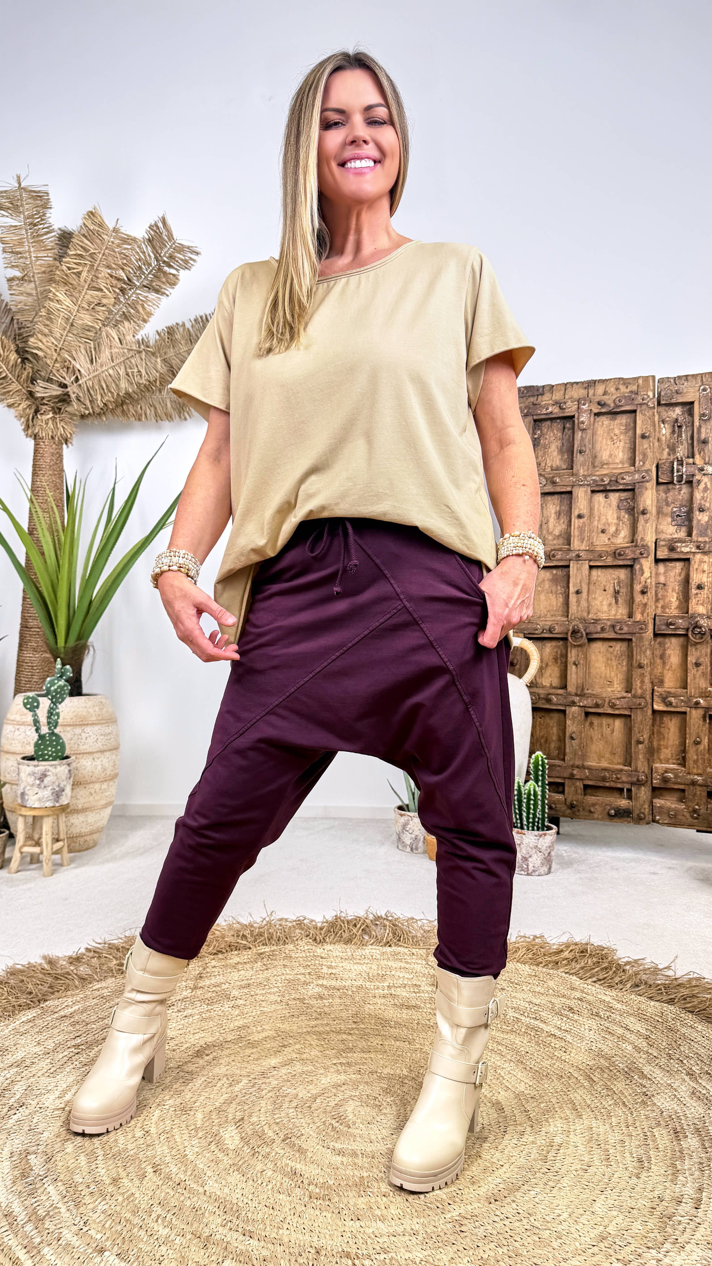T-Shirt Ambra *Camel-Hell*