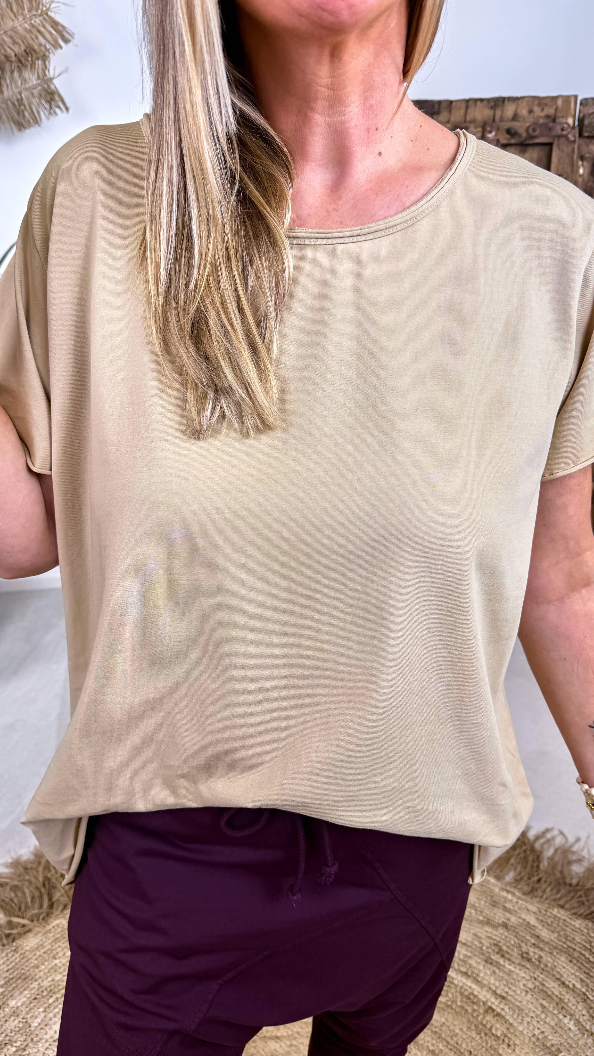 T-Shirt Ambra *Camel-Hell*