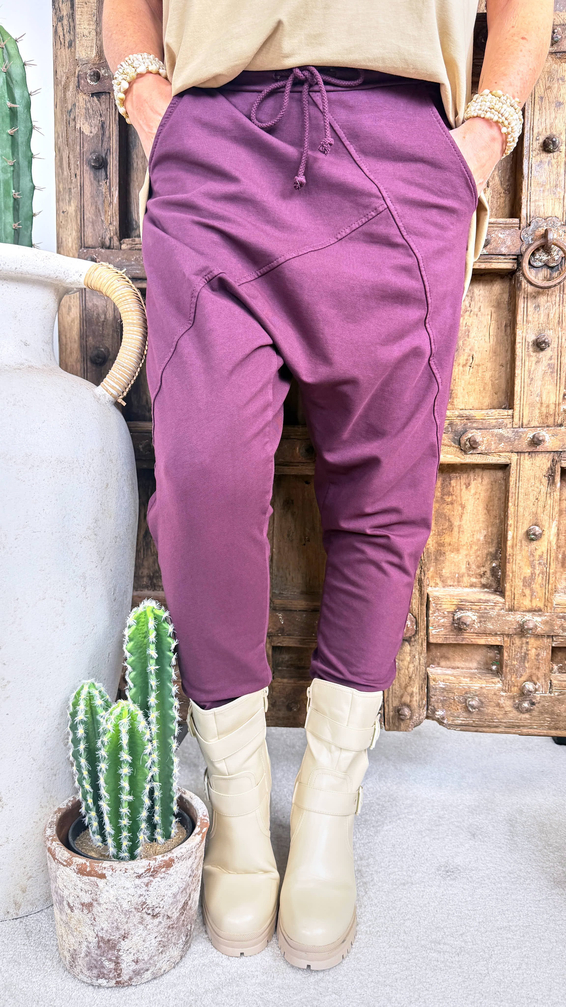 Baggy Hose Caserta *Bordaux*
