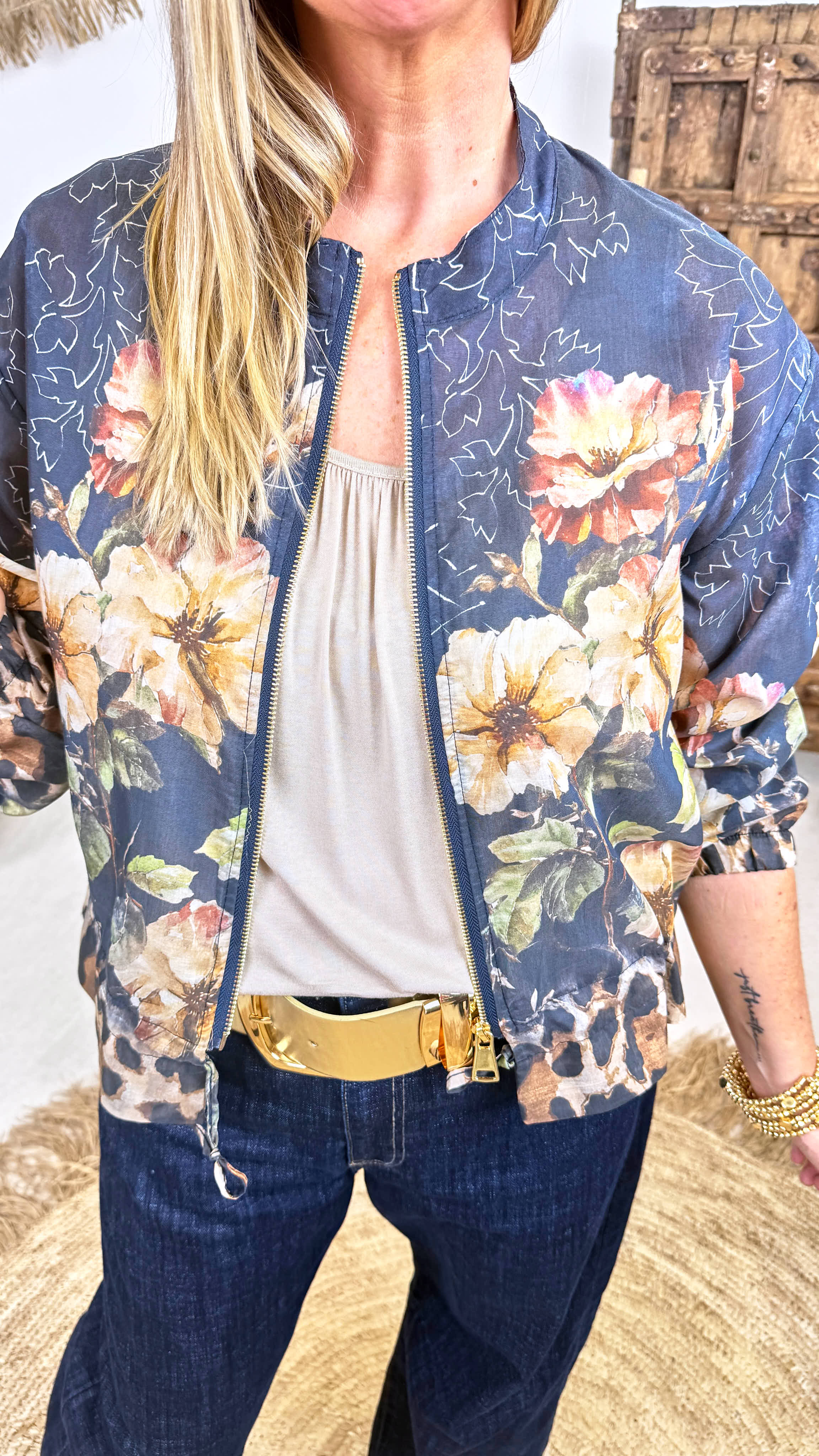 Leichte Jacke Rosewood Dream *Dunkelblau*
