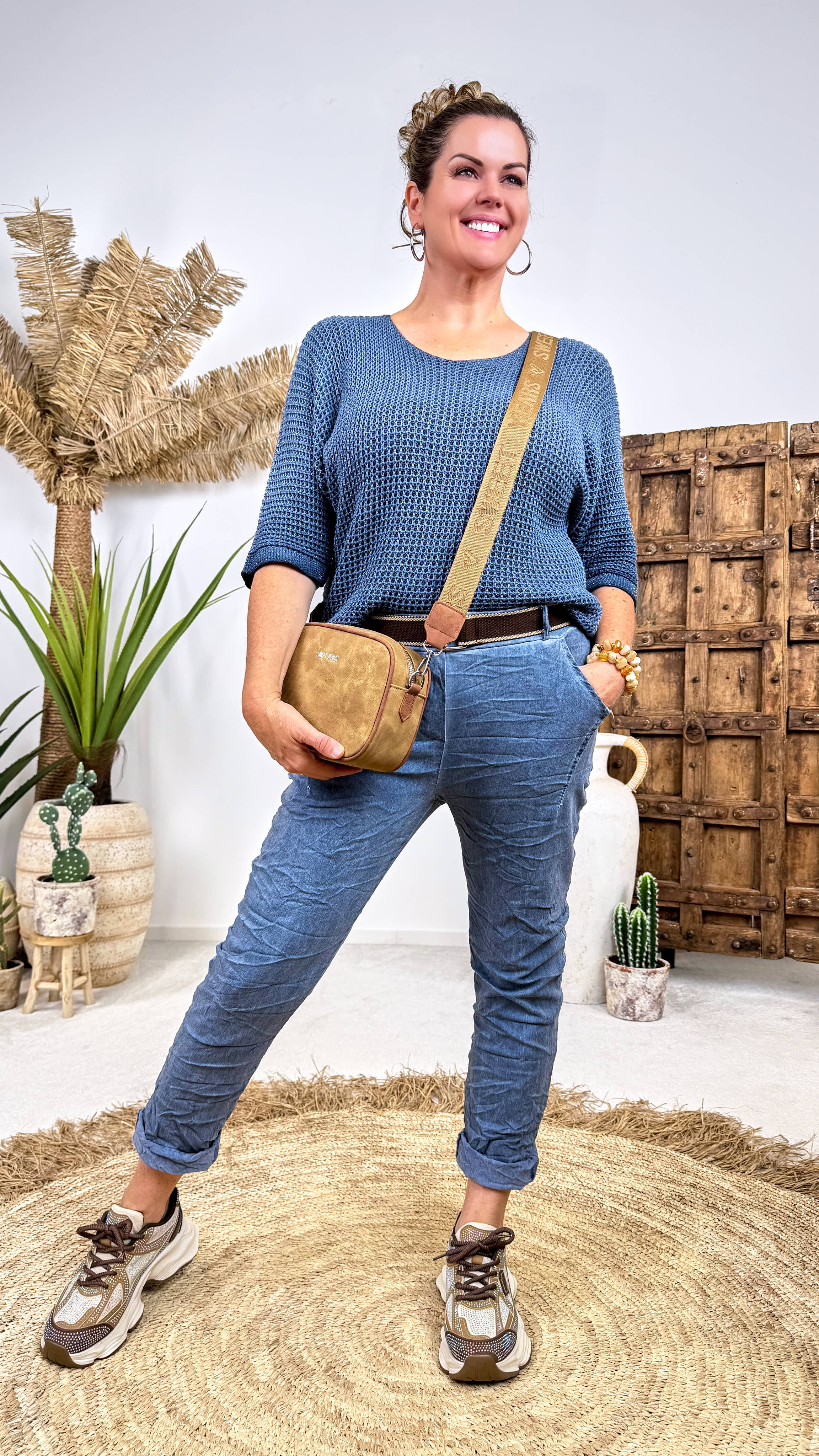Strickshirt Kelpwood *Jeansblau*