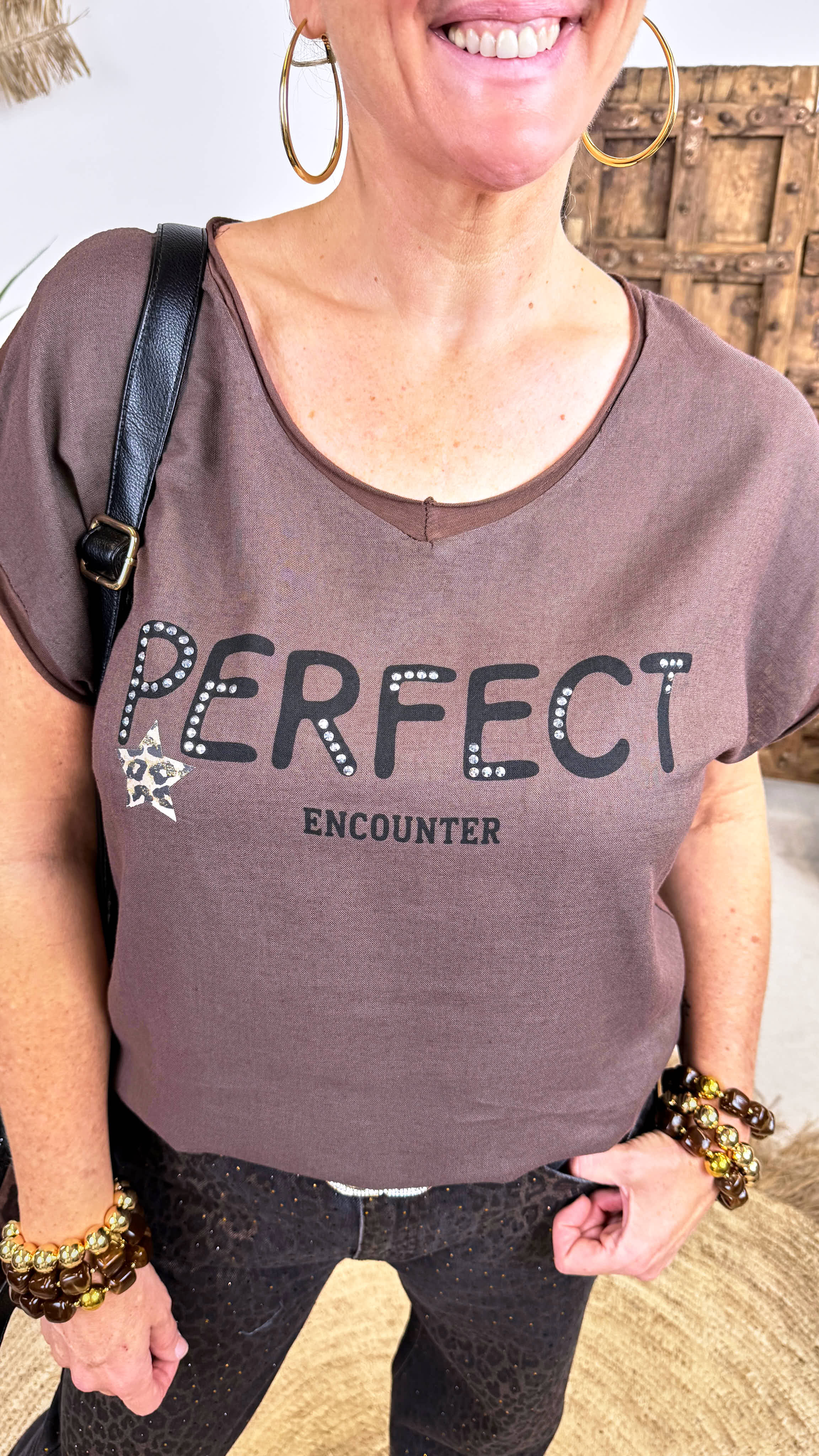 T-Shirt Perfect Look *Schoko*