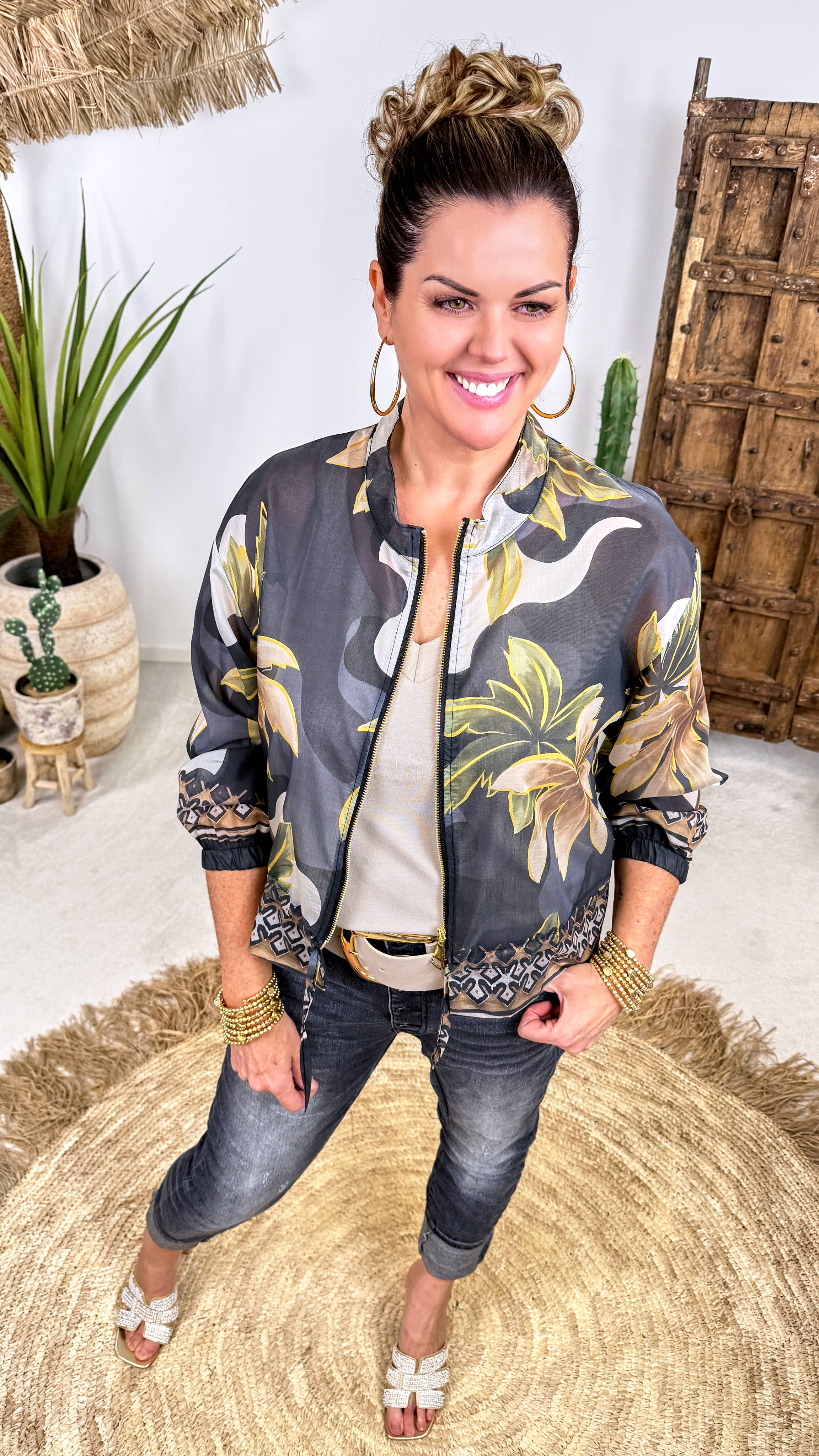 Leichte Jacke Bali Breeze *Grau*