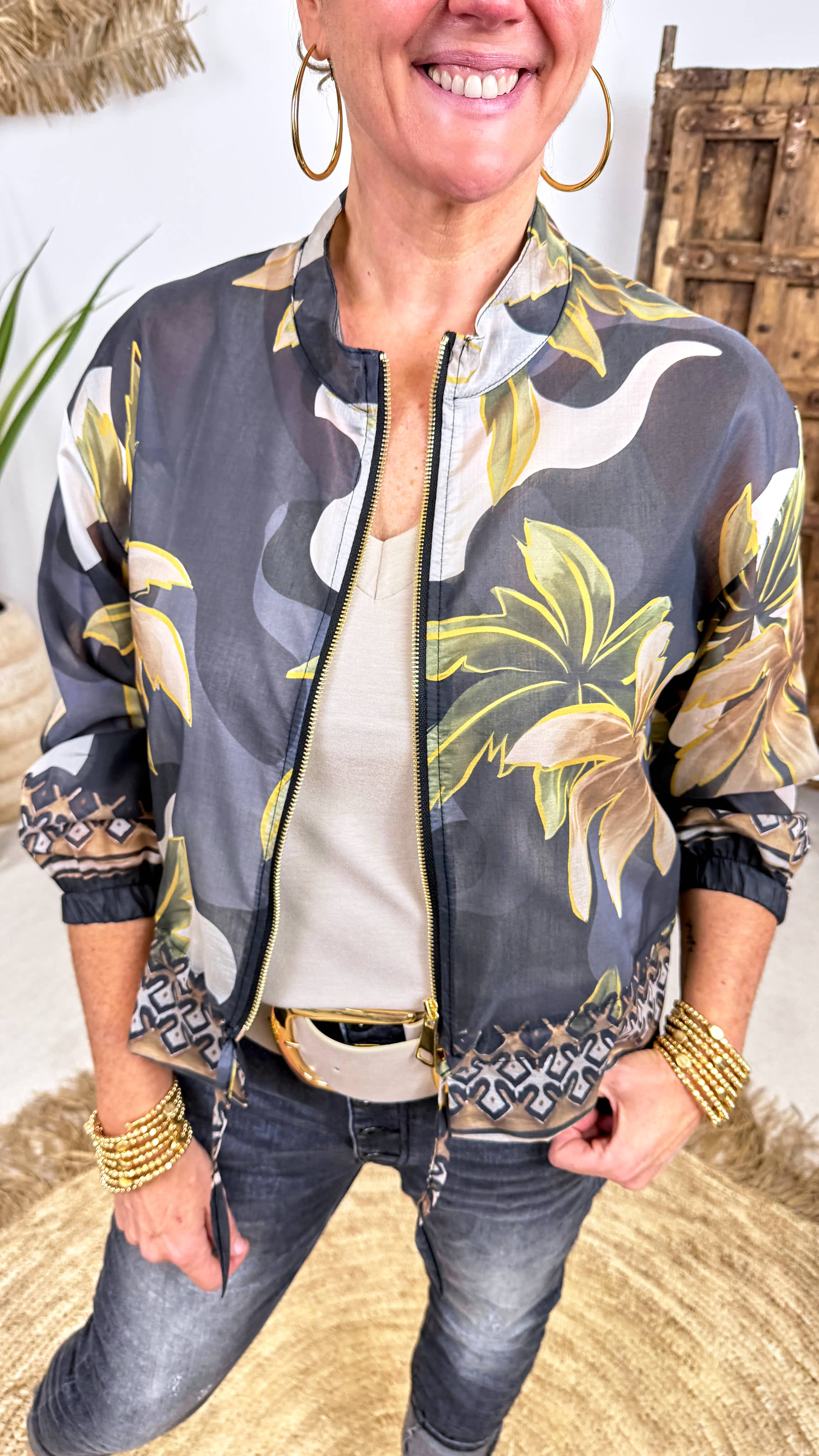 Leichte Jacke Bali Breeze *Grau*