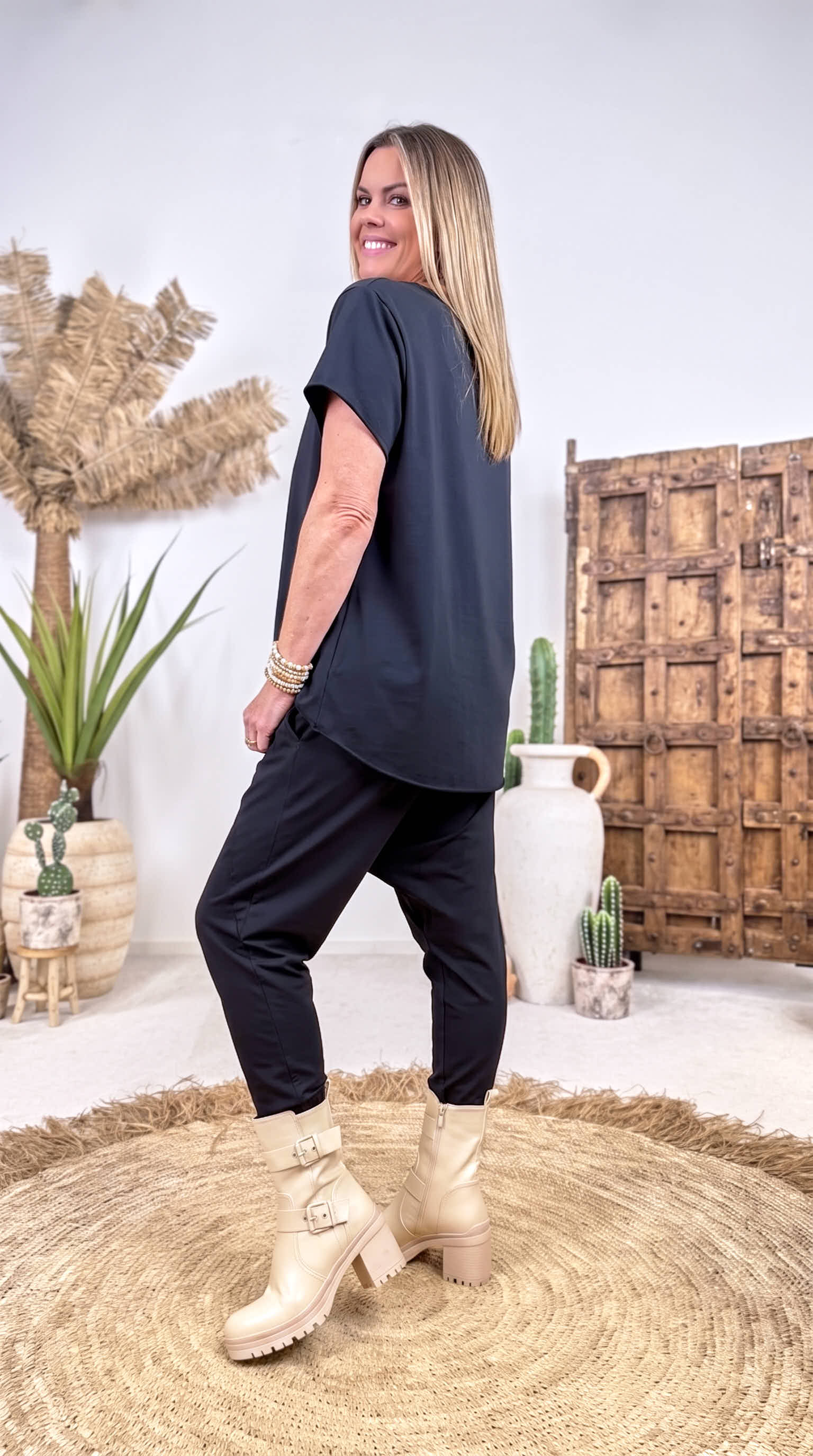 Baggy Hose Caserta *Schwarz*