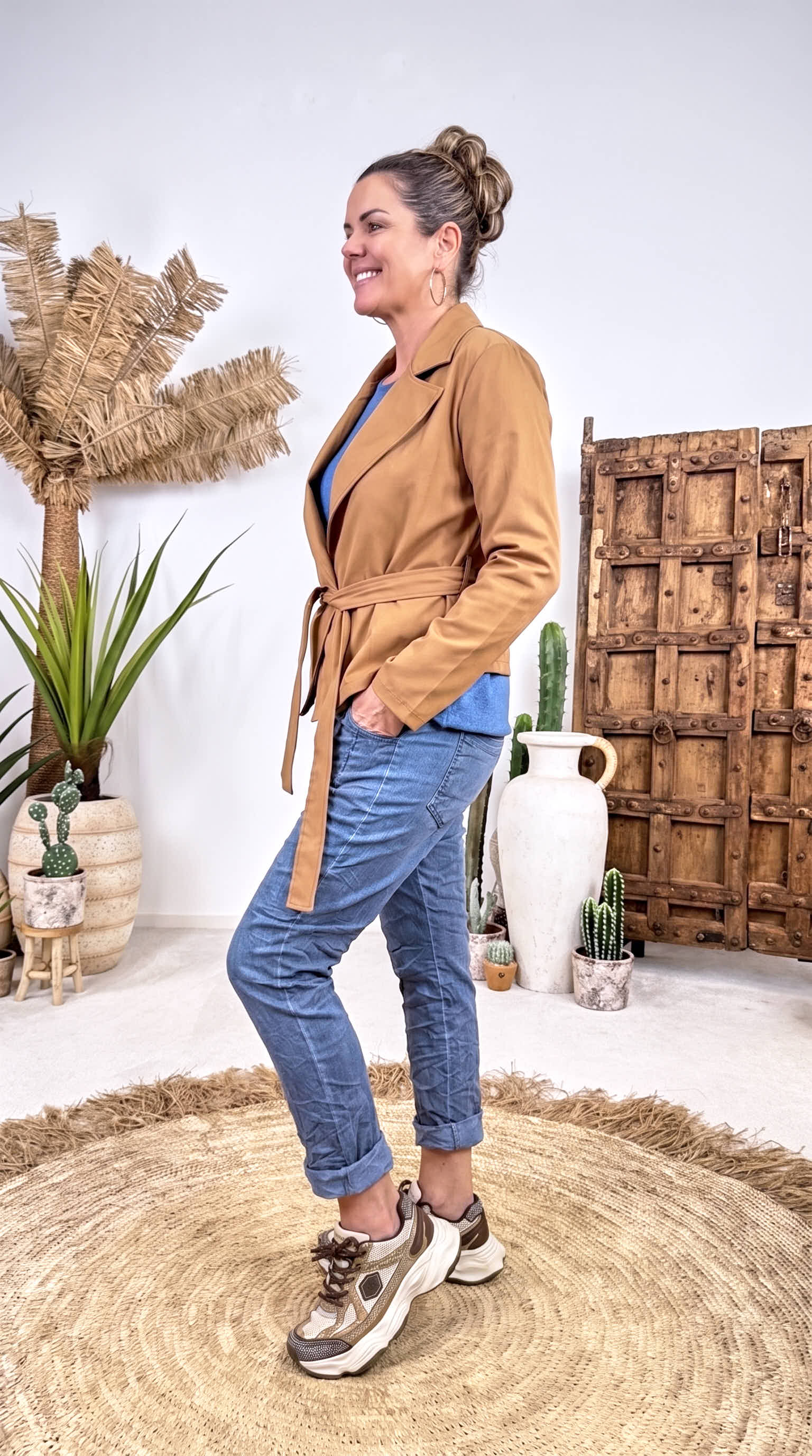 Kurzer Trenchcoat Belfry *Camel*