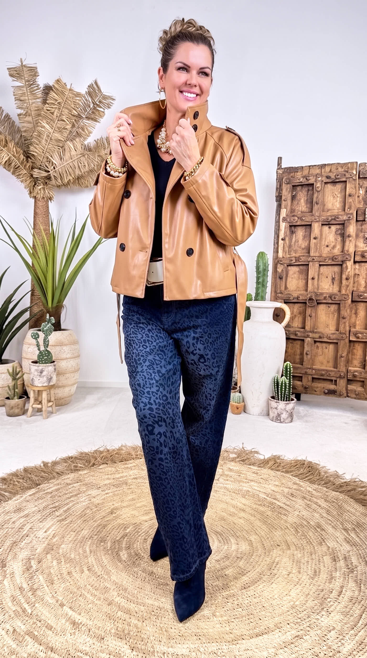 Kurzer Trenchcoat Archipel *Camel*