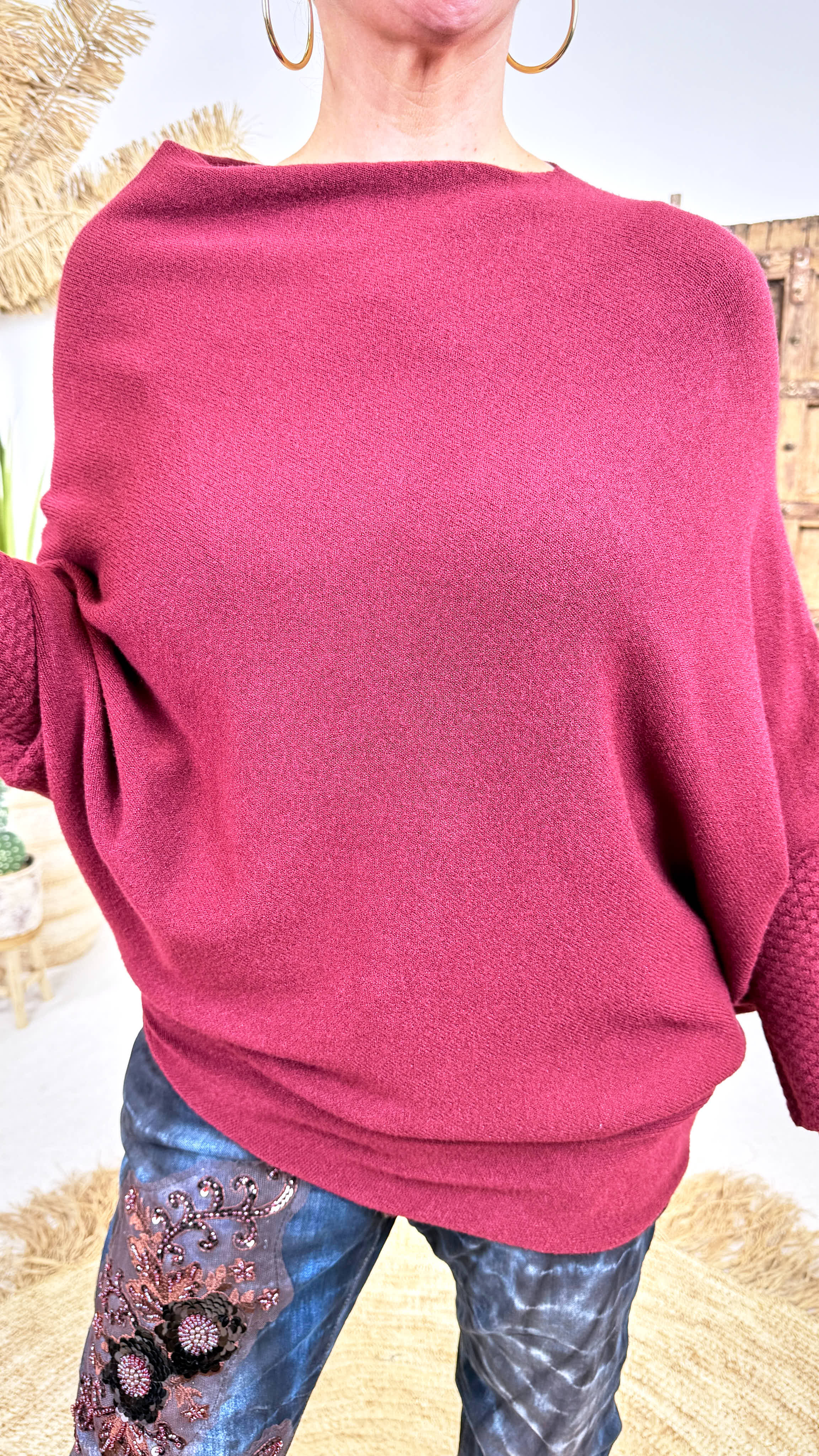 Pullover Loam *Bordeaux*
