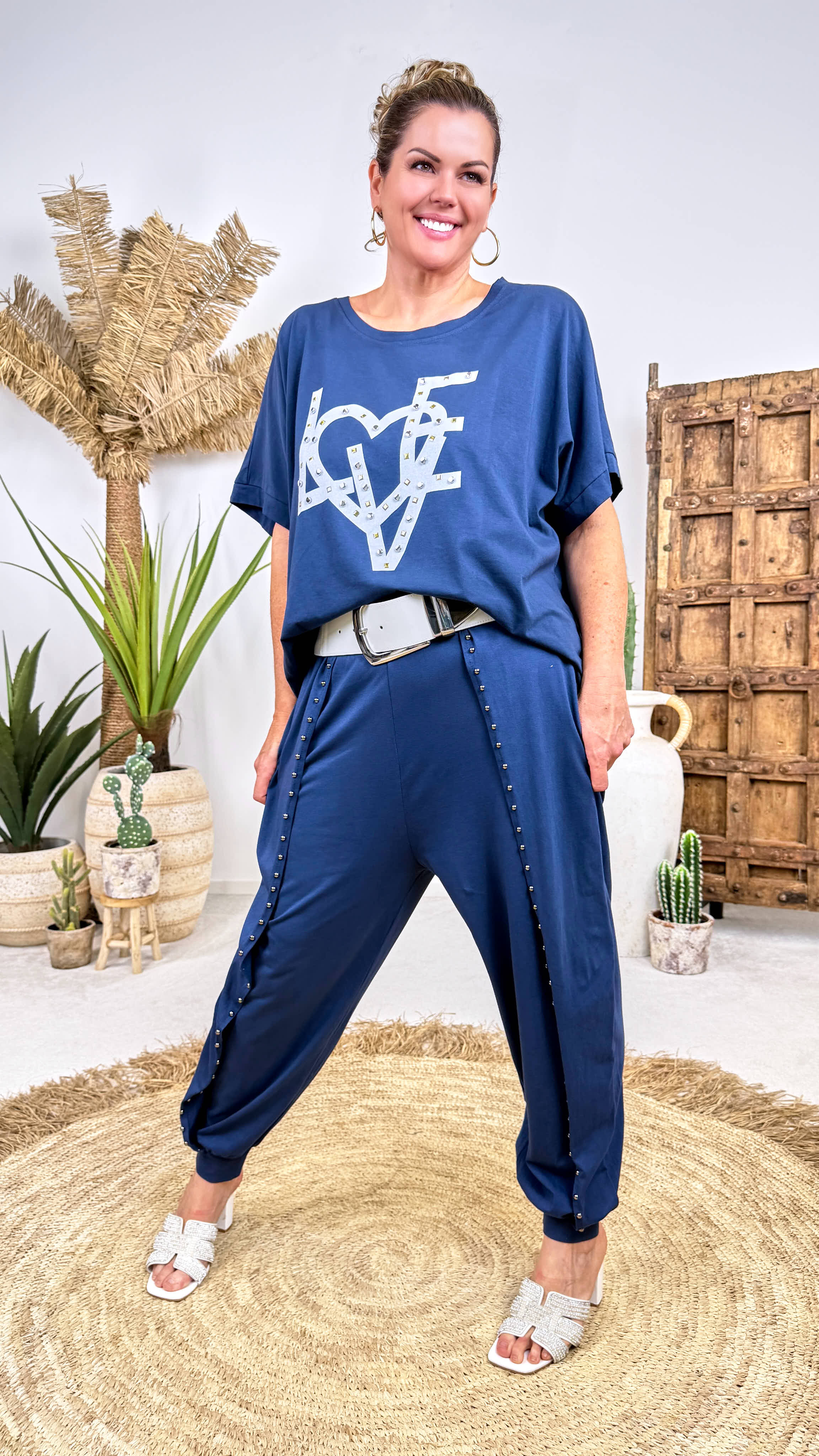 Shirt Copper Heart *Blau*