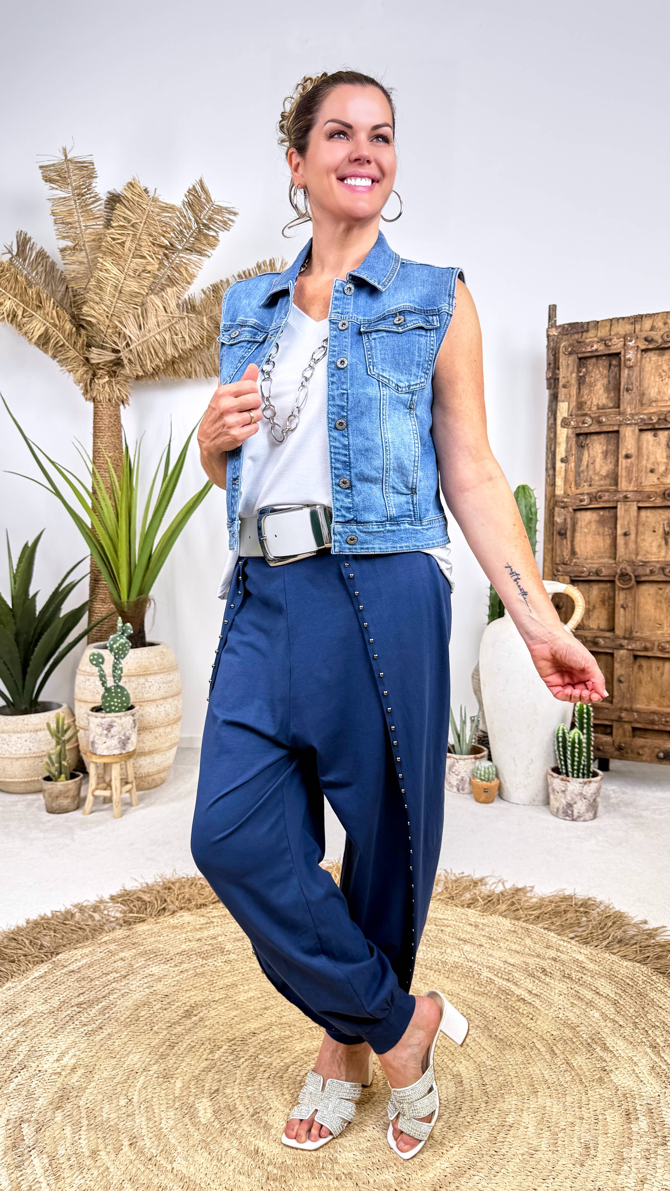 Jeans Weste Wabi