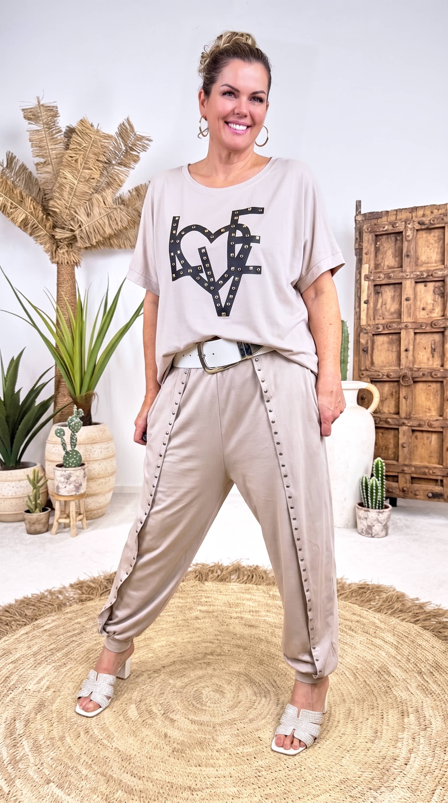 Shirt Copper Heart *Beige*
