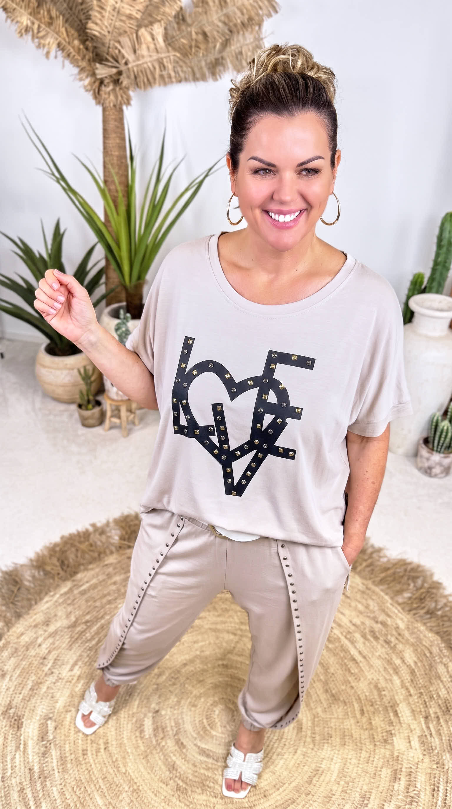 Shirt Copper Heart *Beige*